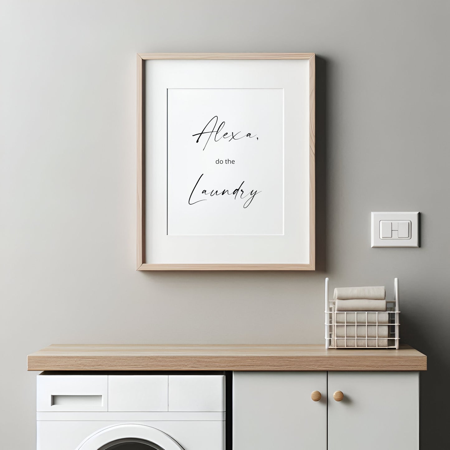 Alexa, Do The Laundry Print