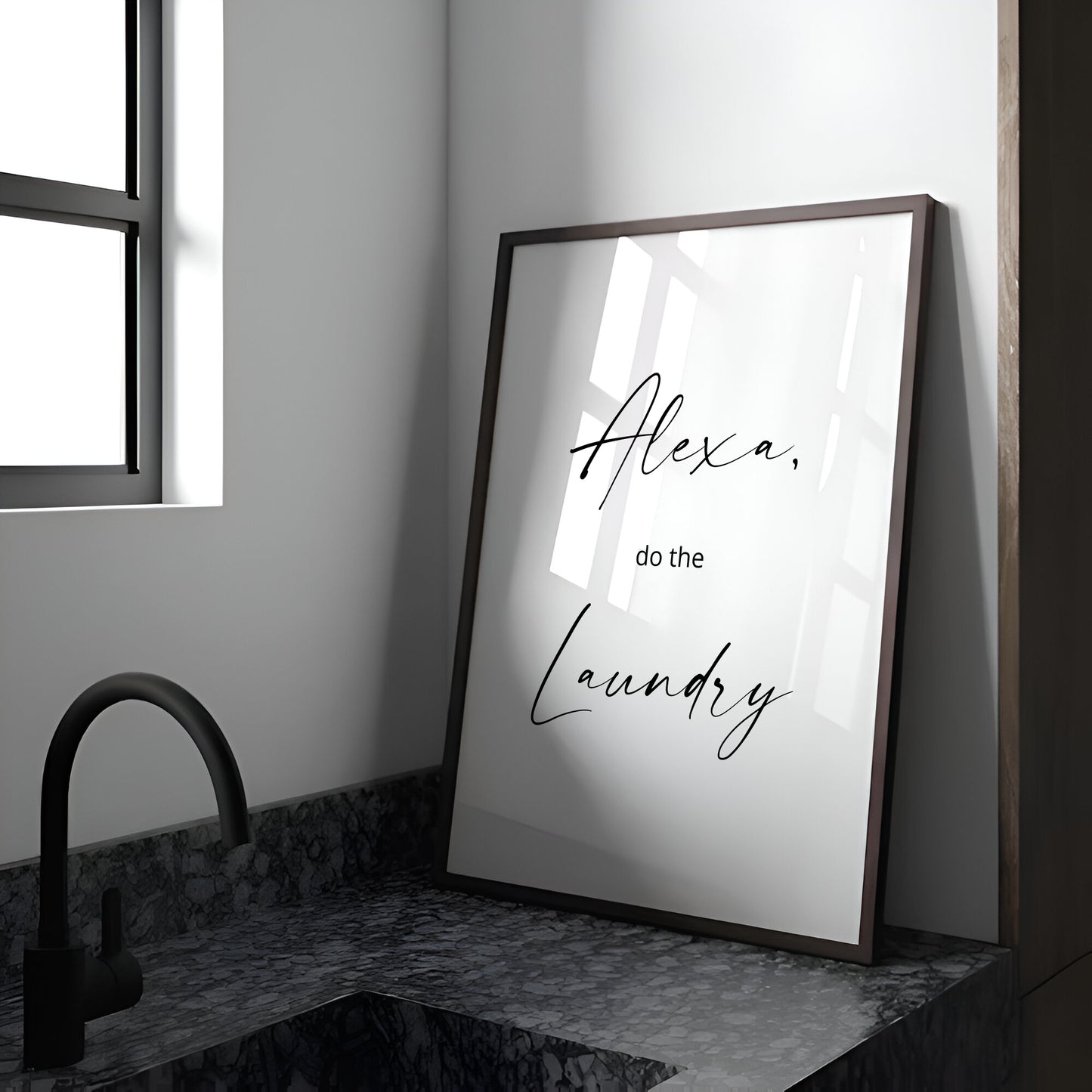 Alexa, Do The Laundry Print