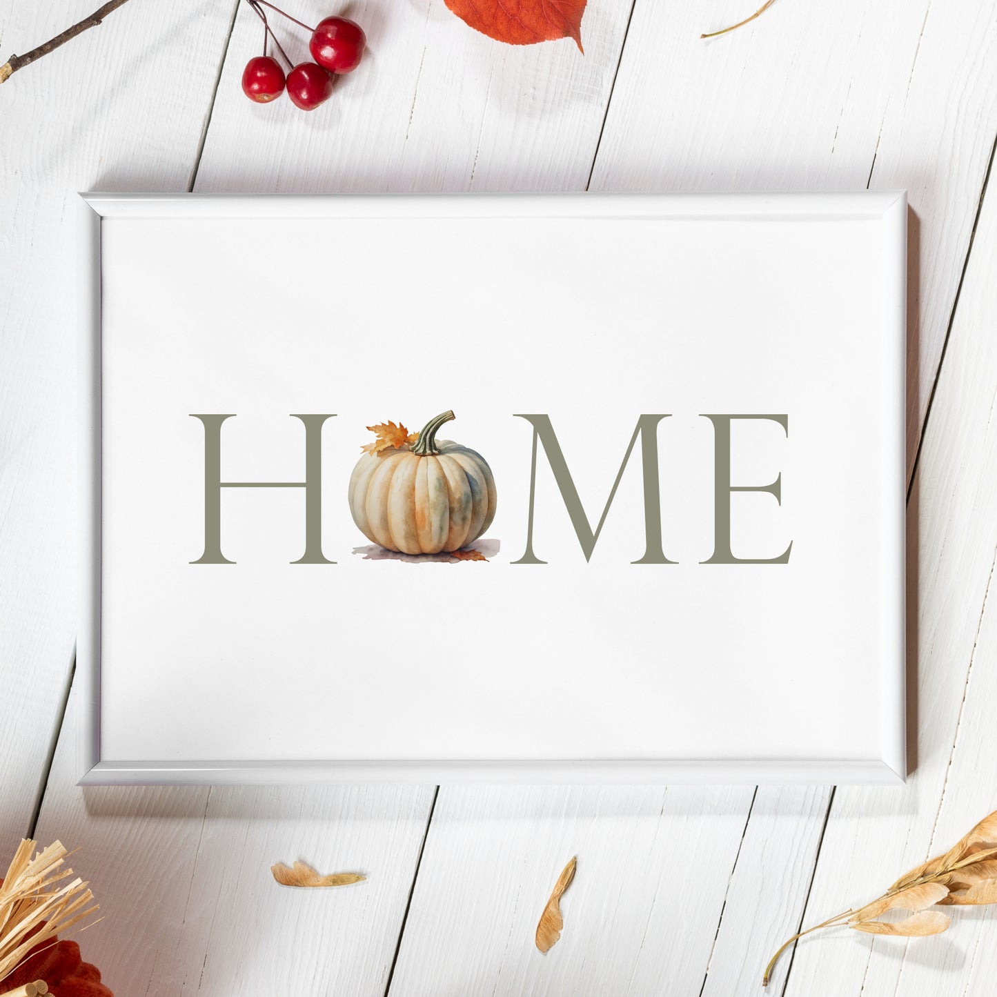 HOME Pumpkin Print