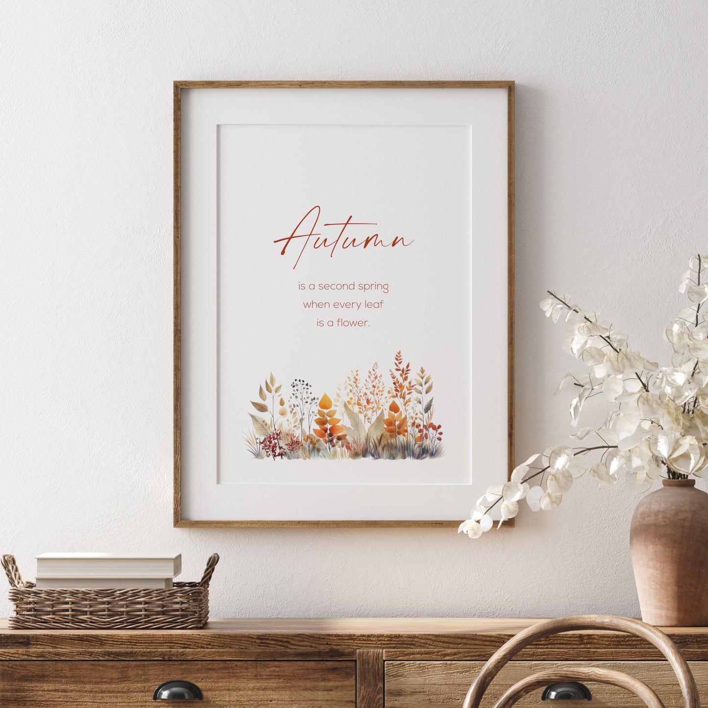 Autumn Is A Second Spring Print