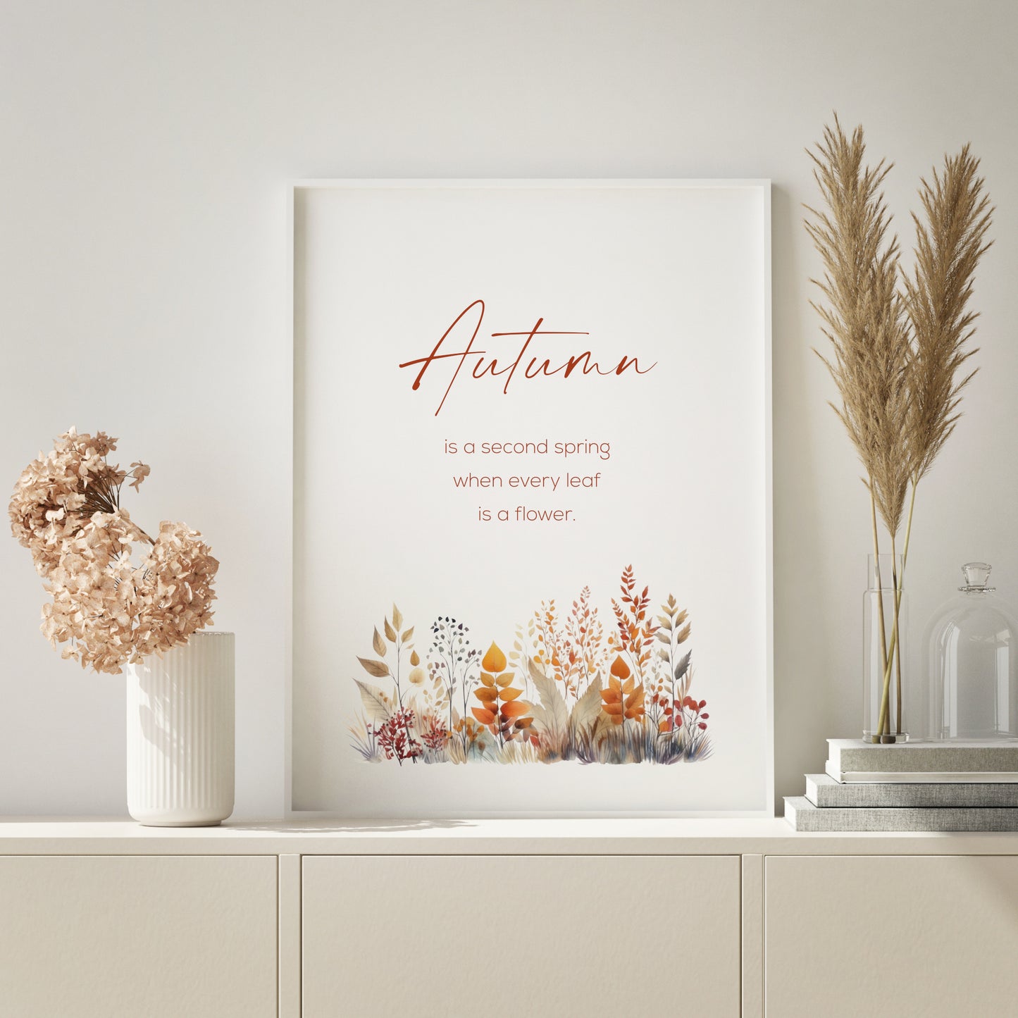 Autumn Is A Second Spring Print