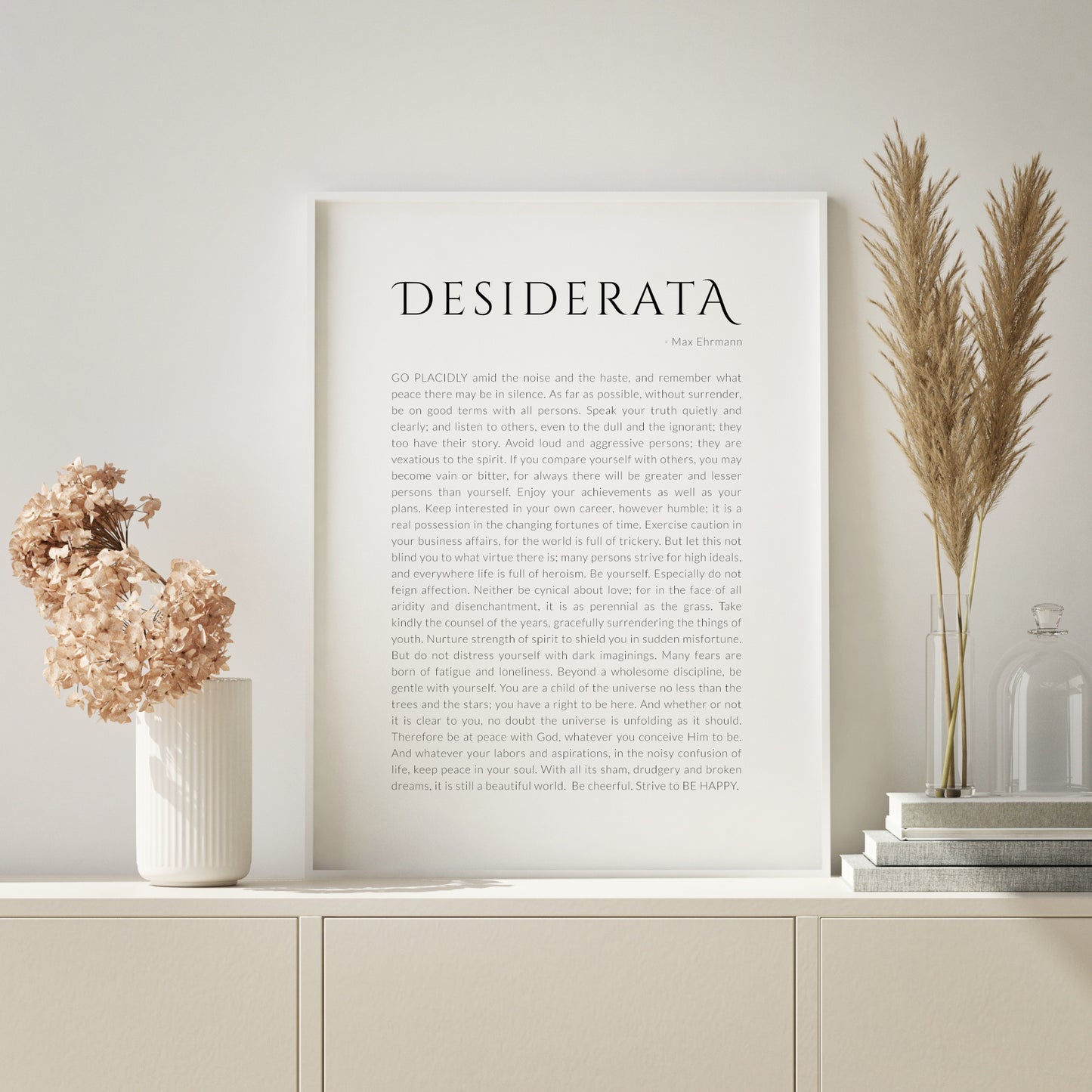 Desiderata by Max Erhmann Print