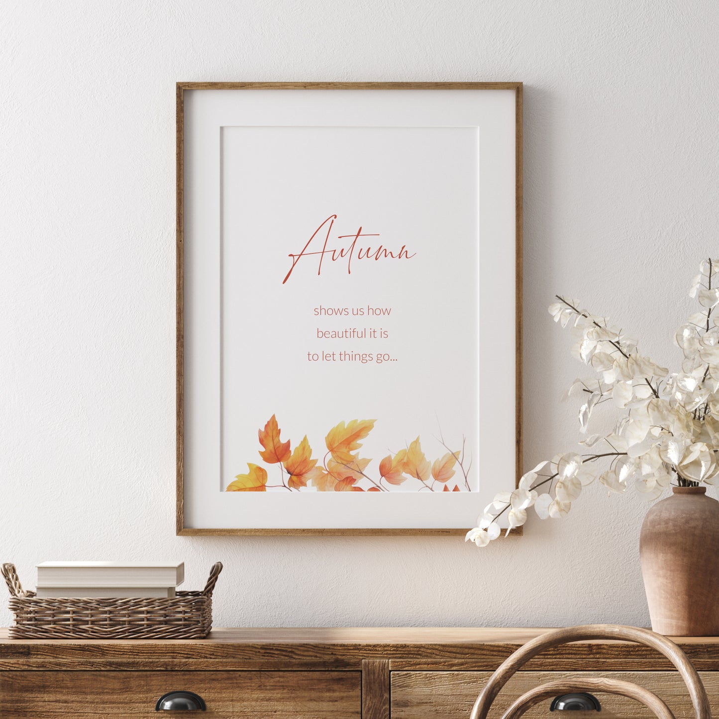 Autumn Shows Us How Beautiful Is... Print