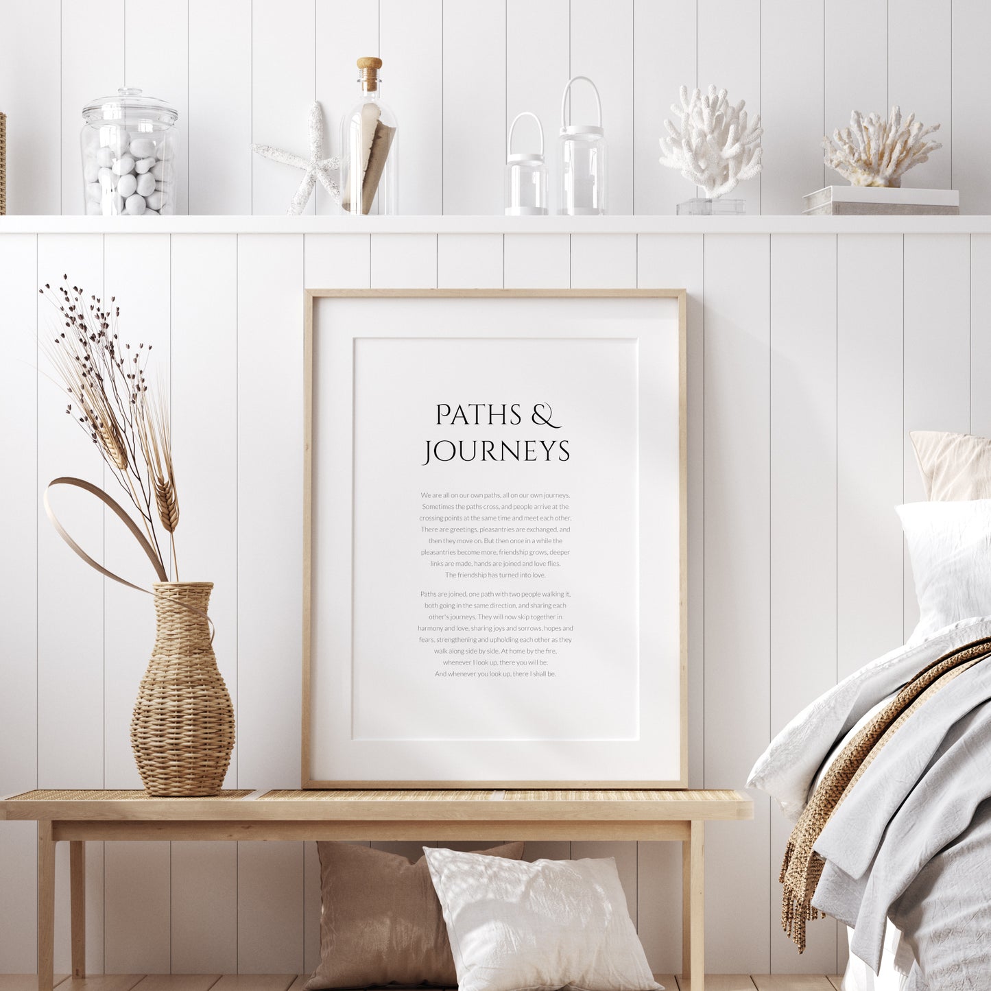 Paths & Journeys Print, from Thomas Hardy's Far From The Madding Crowd