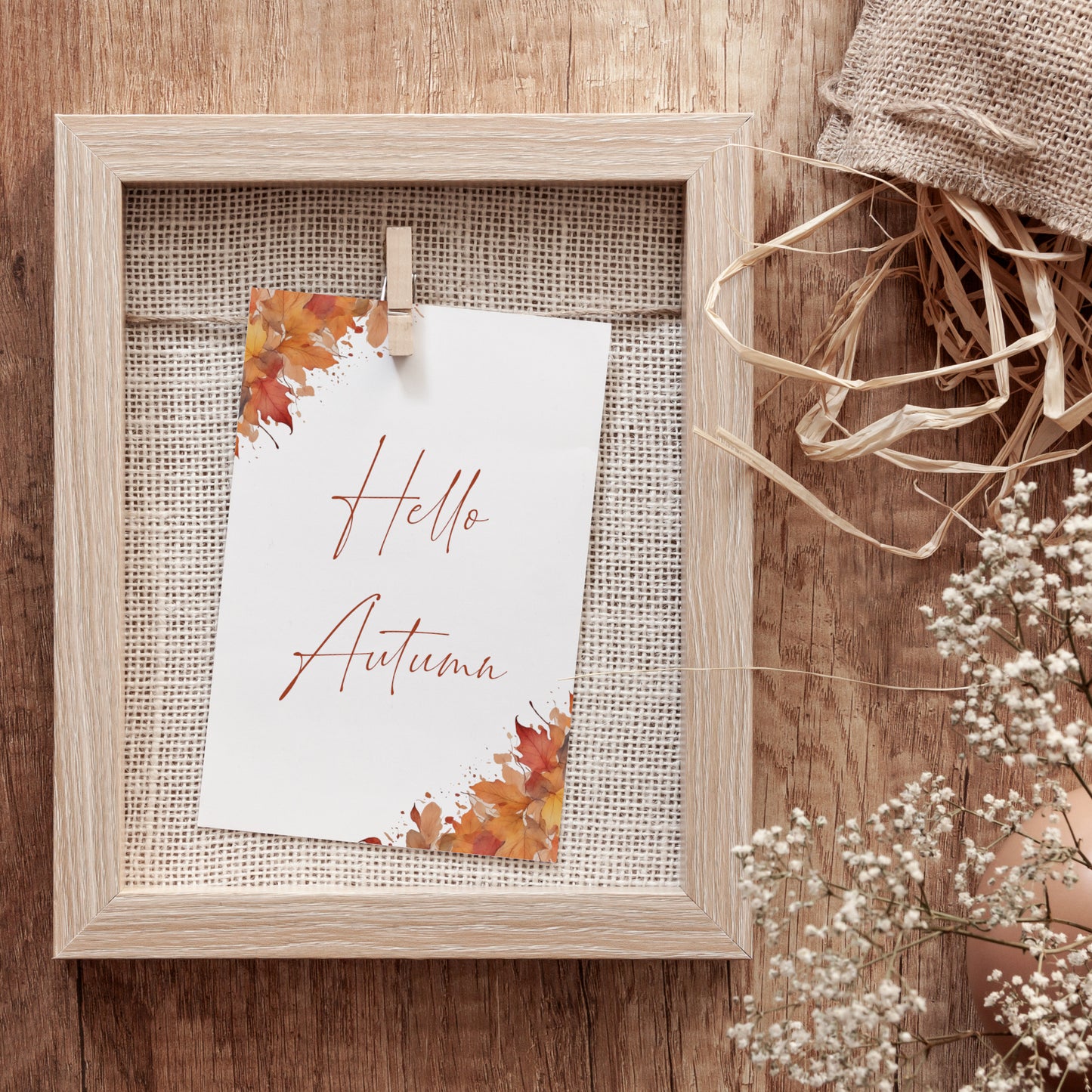 Hello Autumn Print