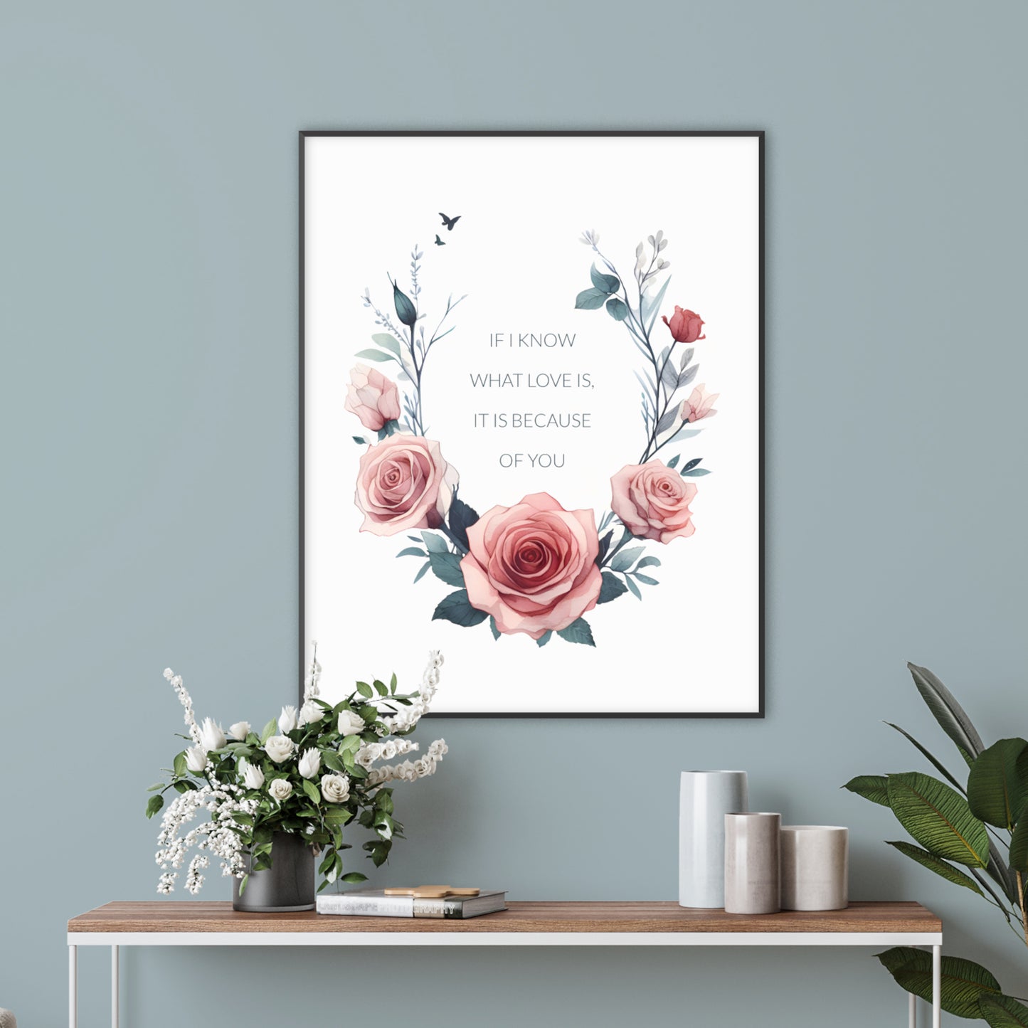 If I Know What Love It, It Is Because Of You Print | Herman Hesse Quote