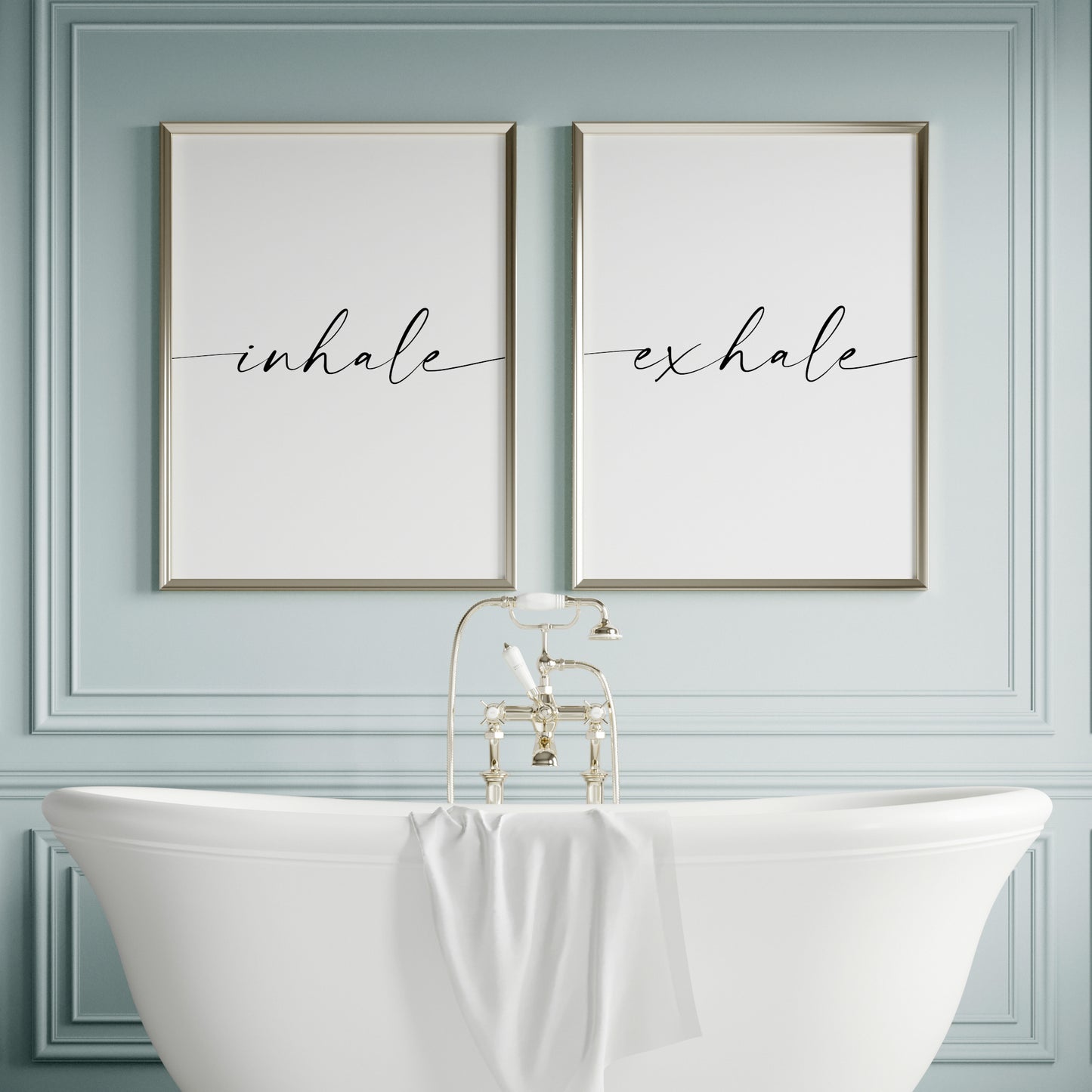 Inhale Exhale Prints (Set of 2)