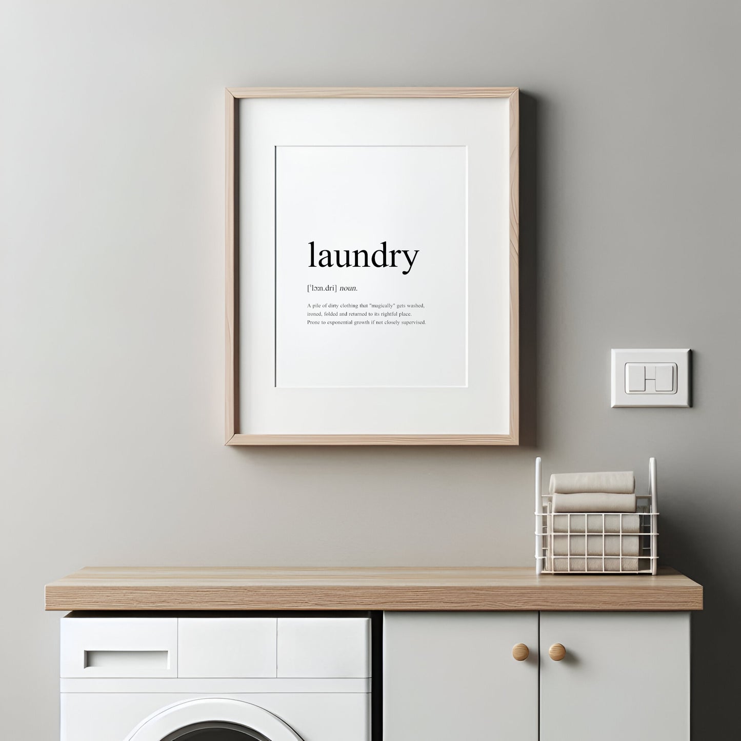 Laundry Dictionary Definition Print