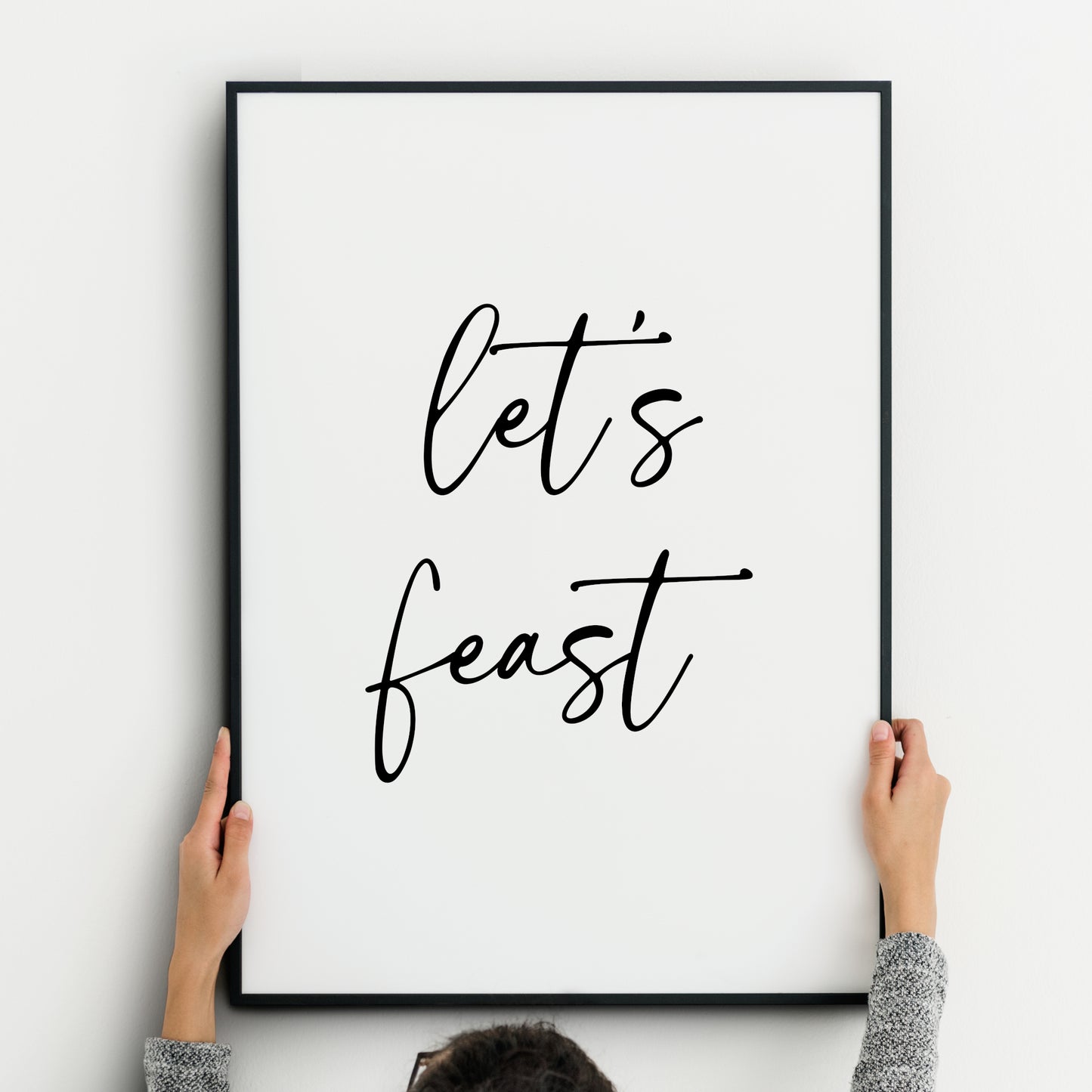 Bon Appetit Let's Feast Prints (Set of 2)