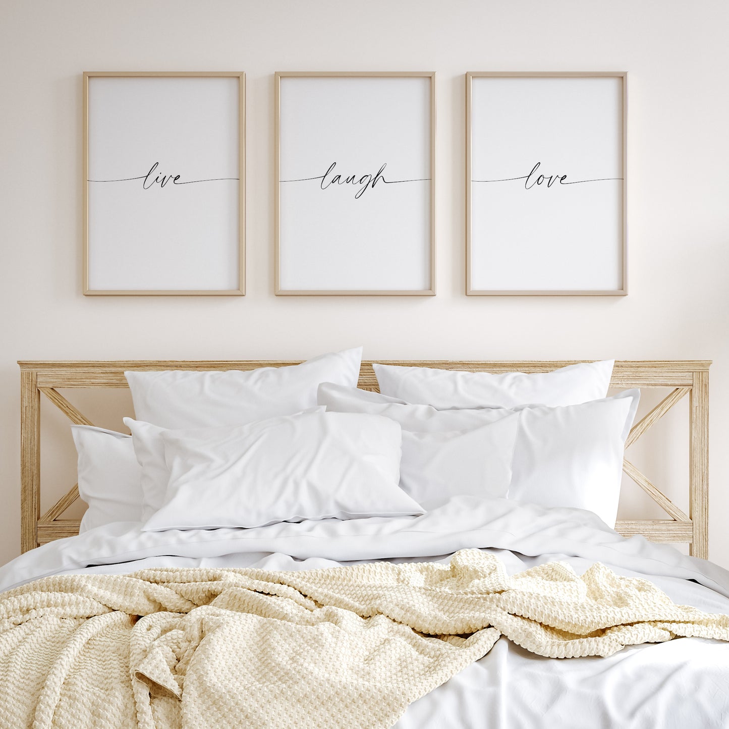 Live, Laugh, Love Prints (Set of 3)