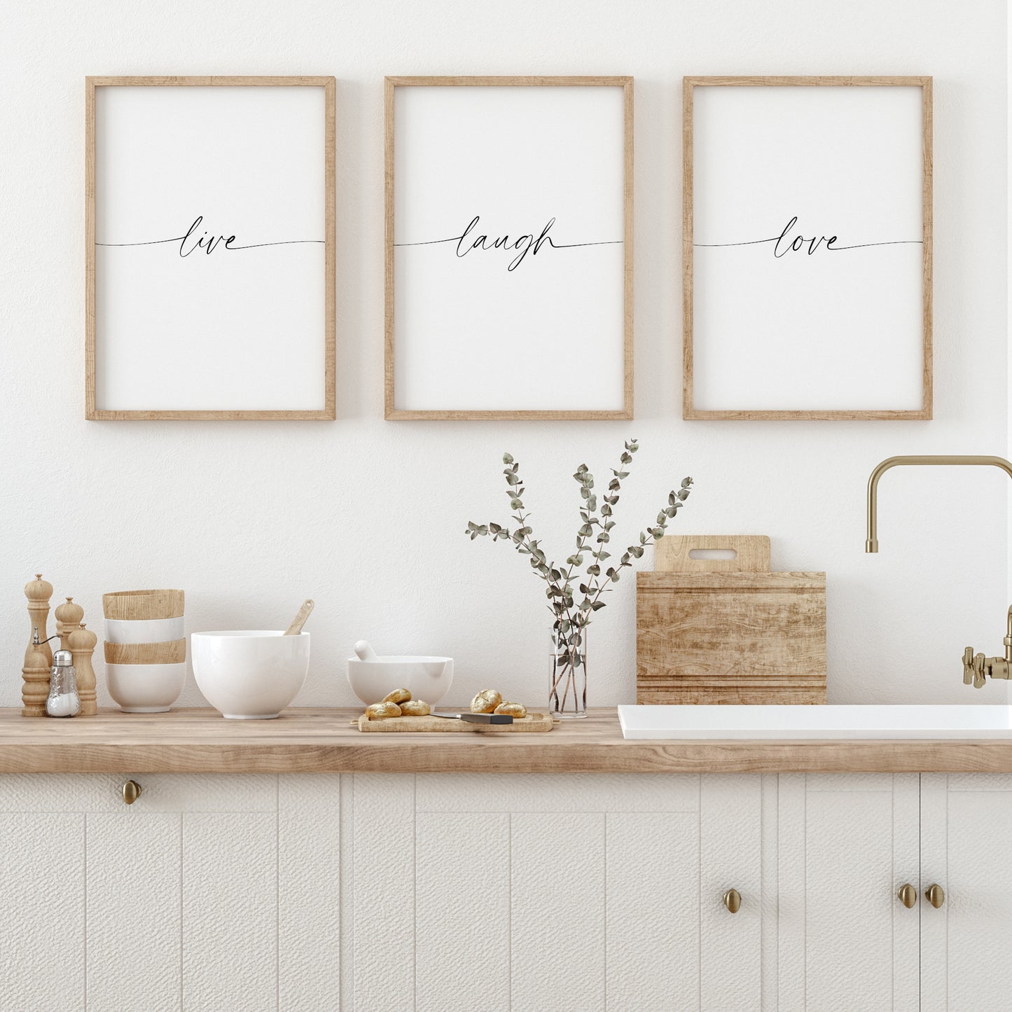 Live, Laugh, Love Prints (Set of 3)