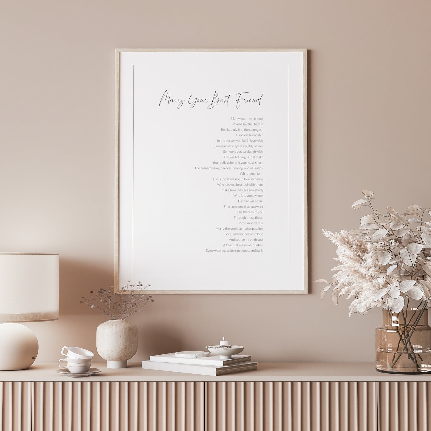 Marry Your Best Friend Print