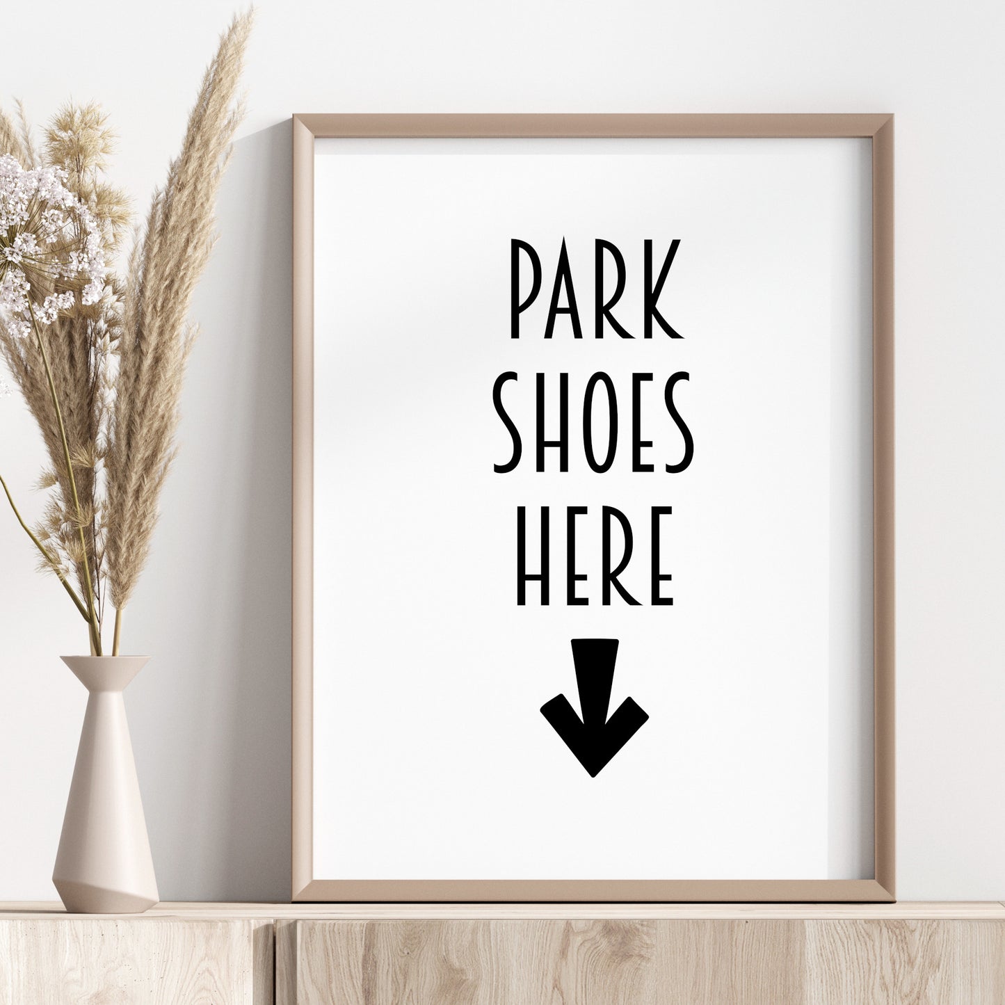 Park Shoes Here Print