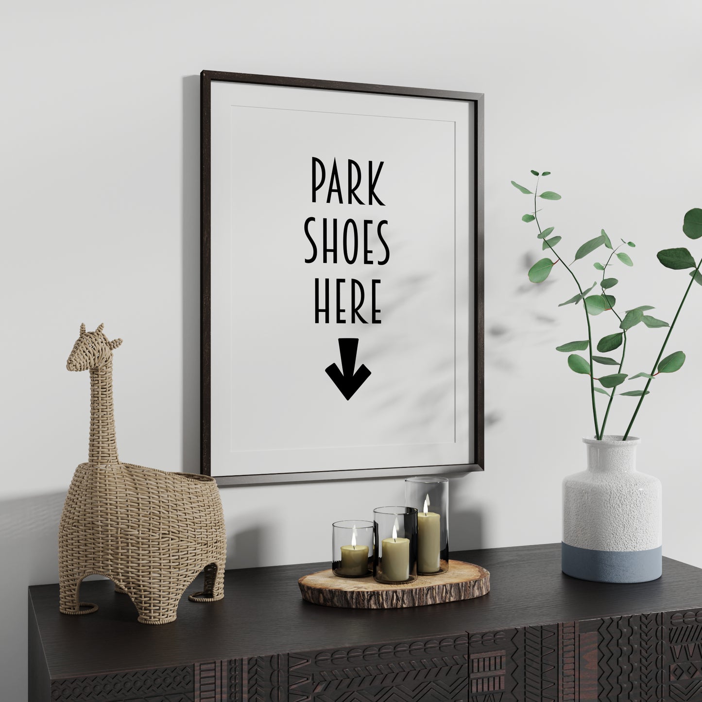 Park Shoes Here Print