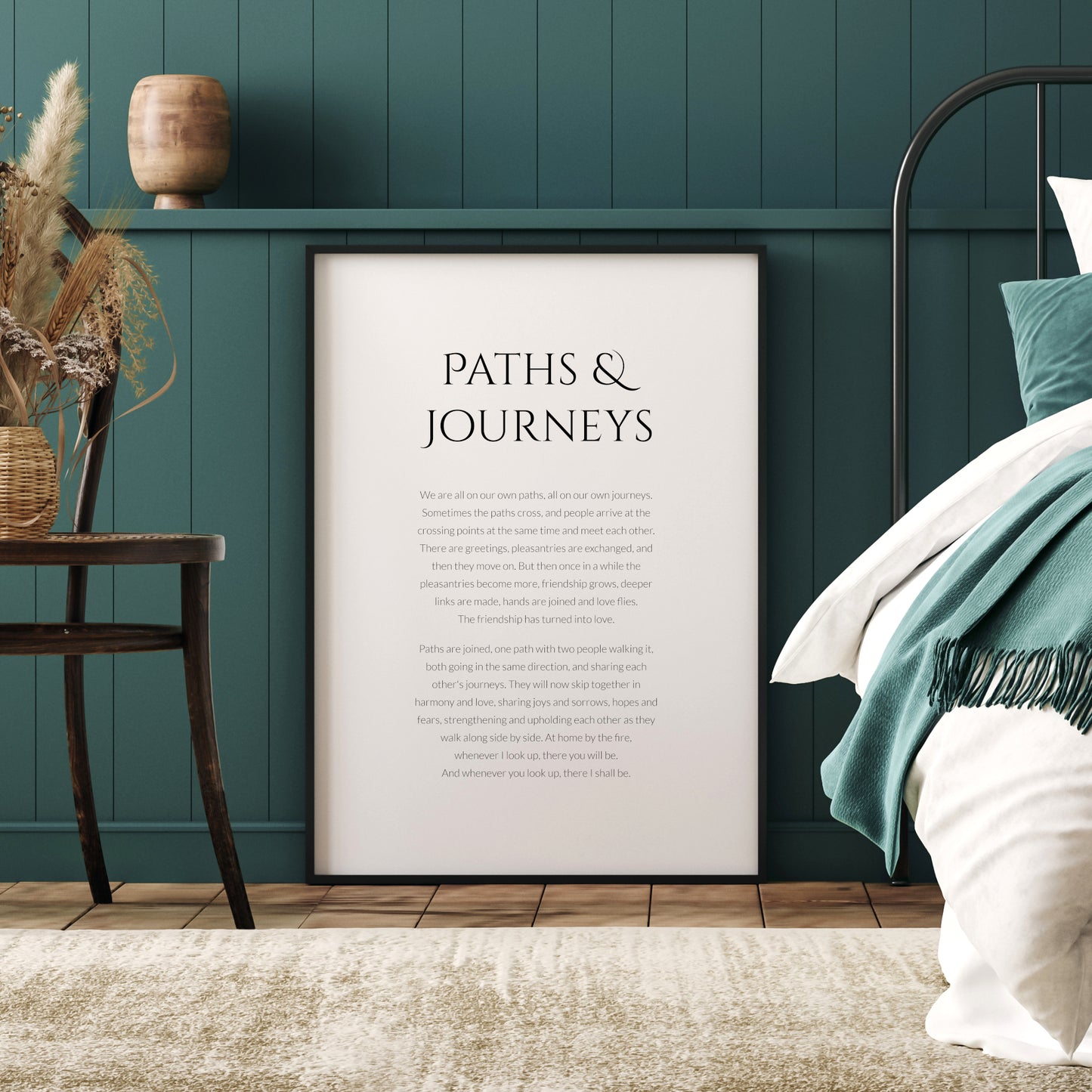 Paths & Journeys Print, from Thomas Hardy's Far From The Madding Crowd