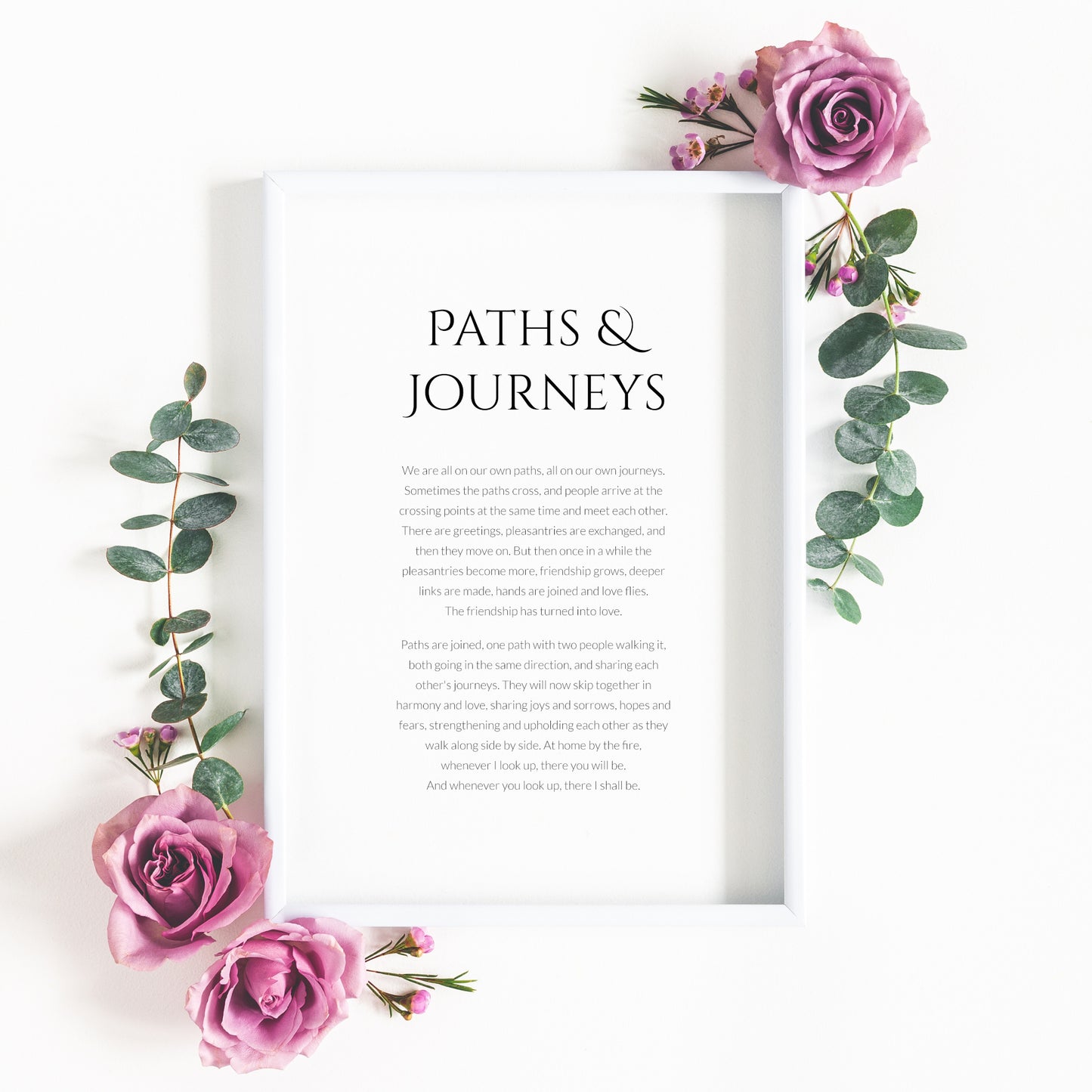 Paths & Journeys Print, from Thomas Hardy's Far From The Madding Crowd