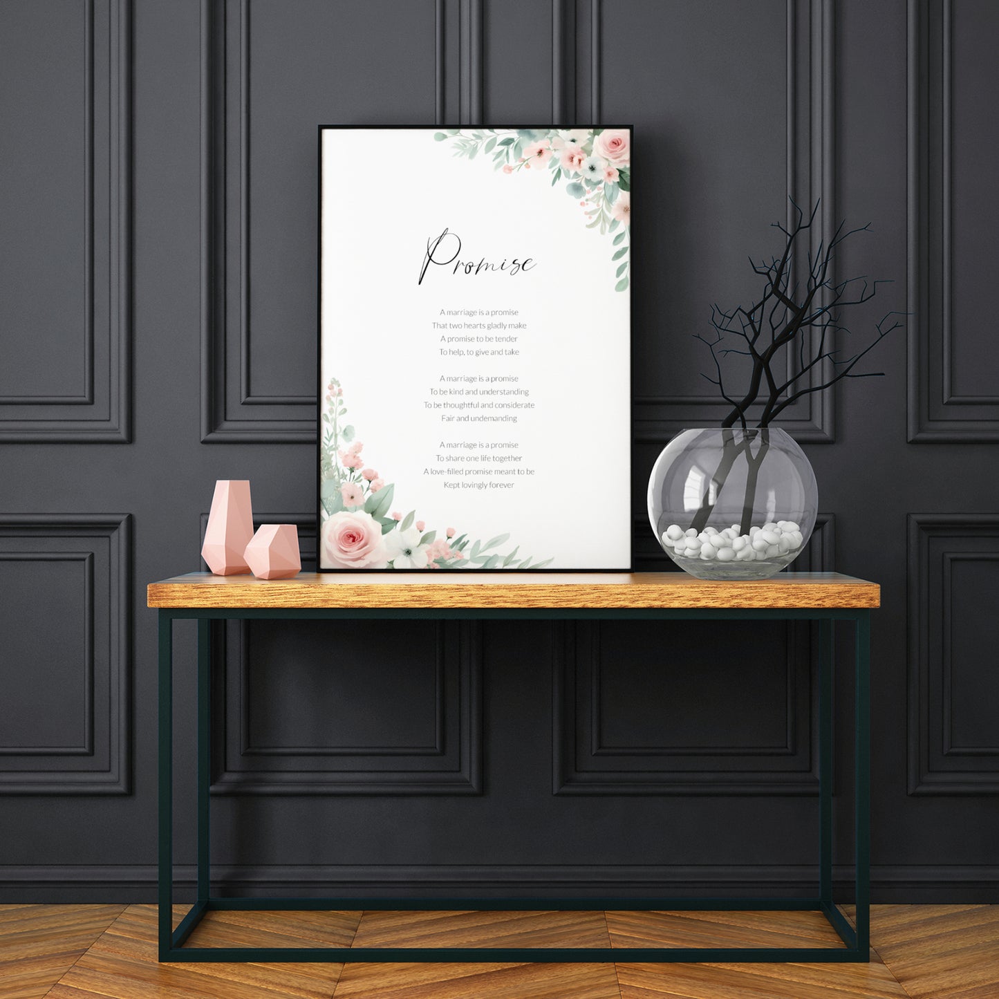 A Marriage Is A Promise Print