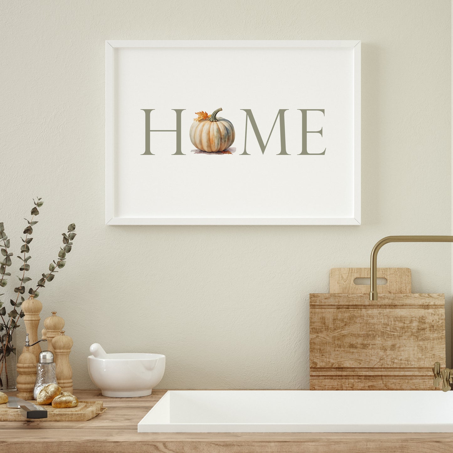 HOME Pumpkin Print