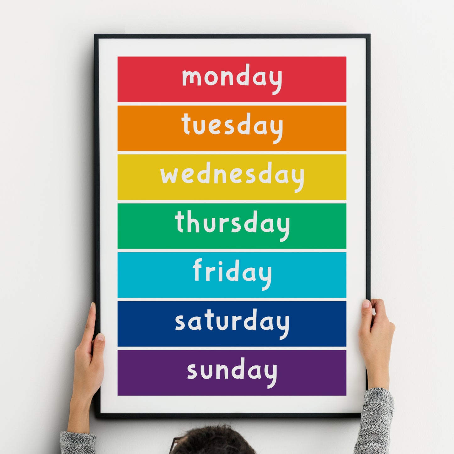 Alphabet, Days of the Week & Numbers 1-20 Prints (Set of 3)