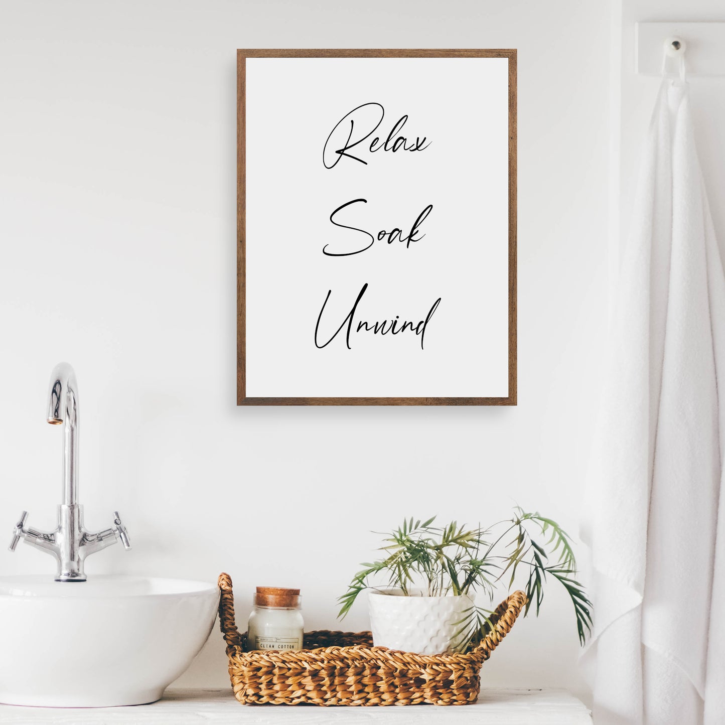 Relax Soak Unwind Print