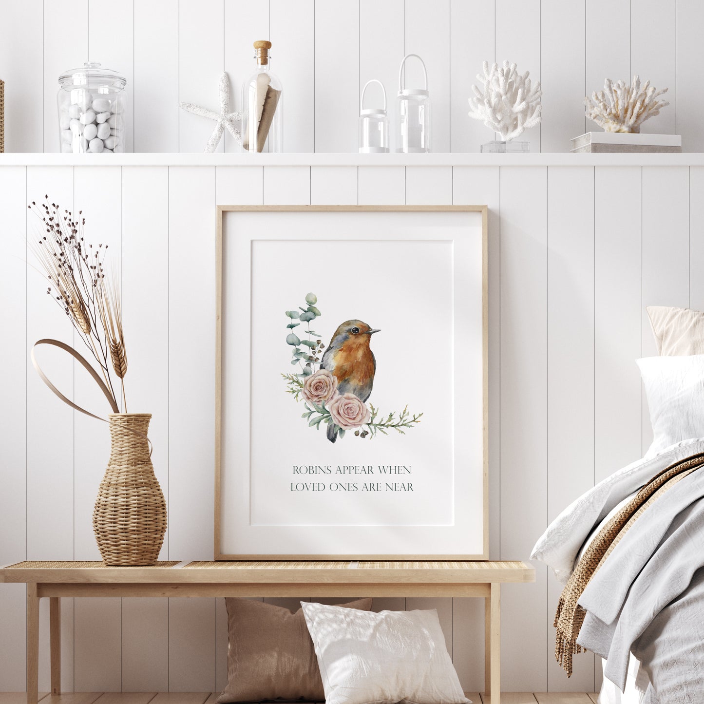 Robins Appear When Loved Ones Are Near Print