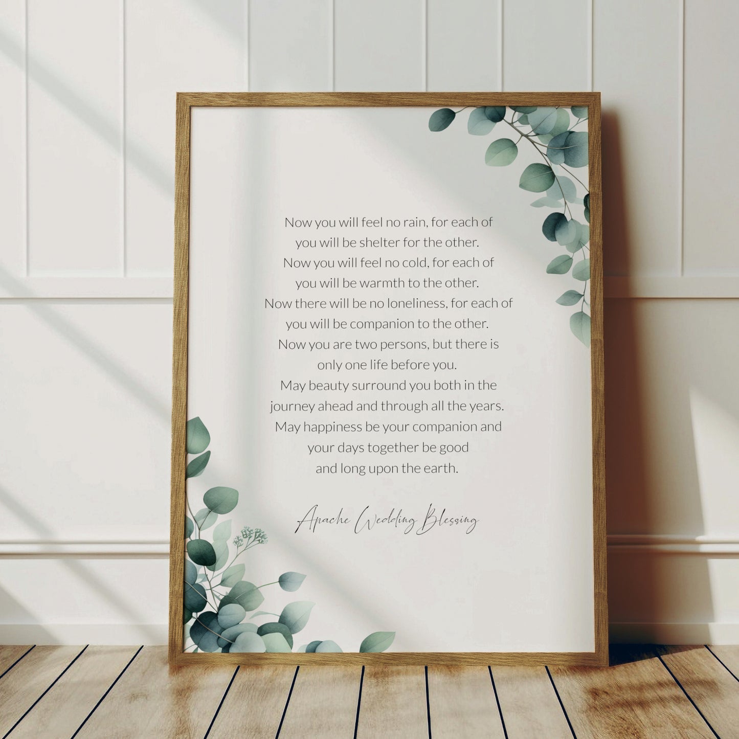 Apache Wedding Blessing Print