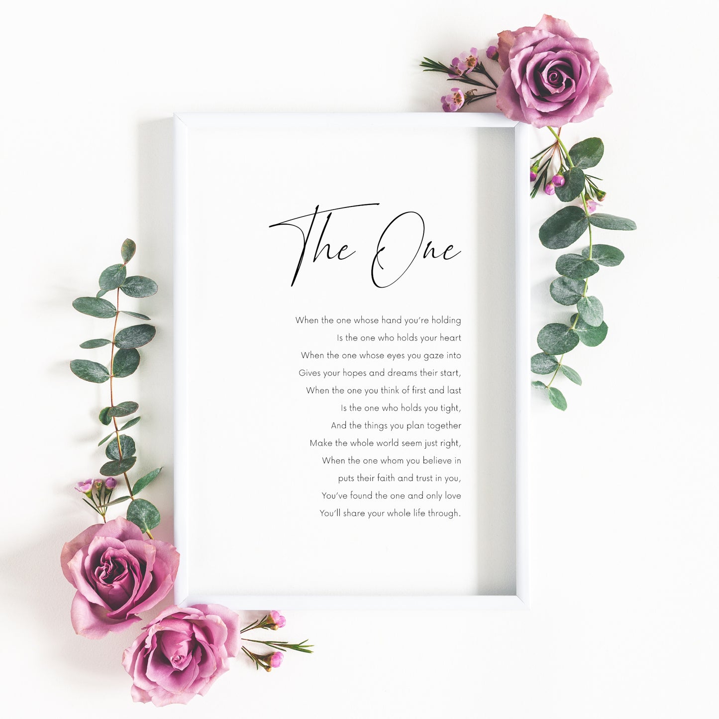 The One Poem Print