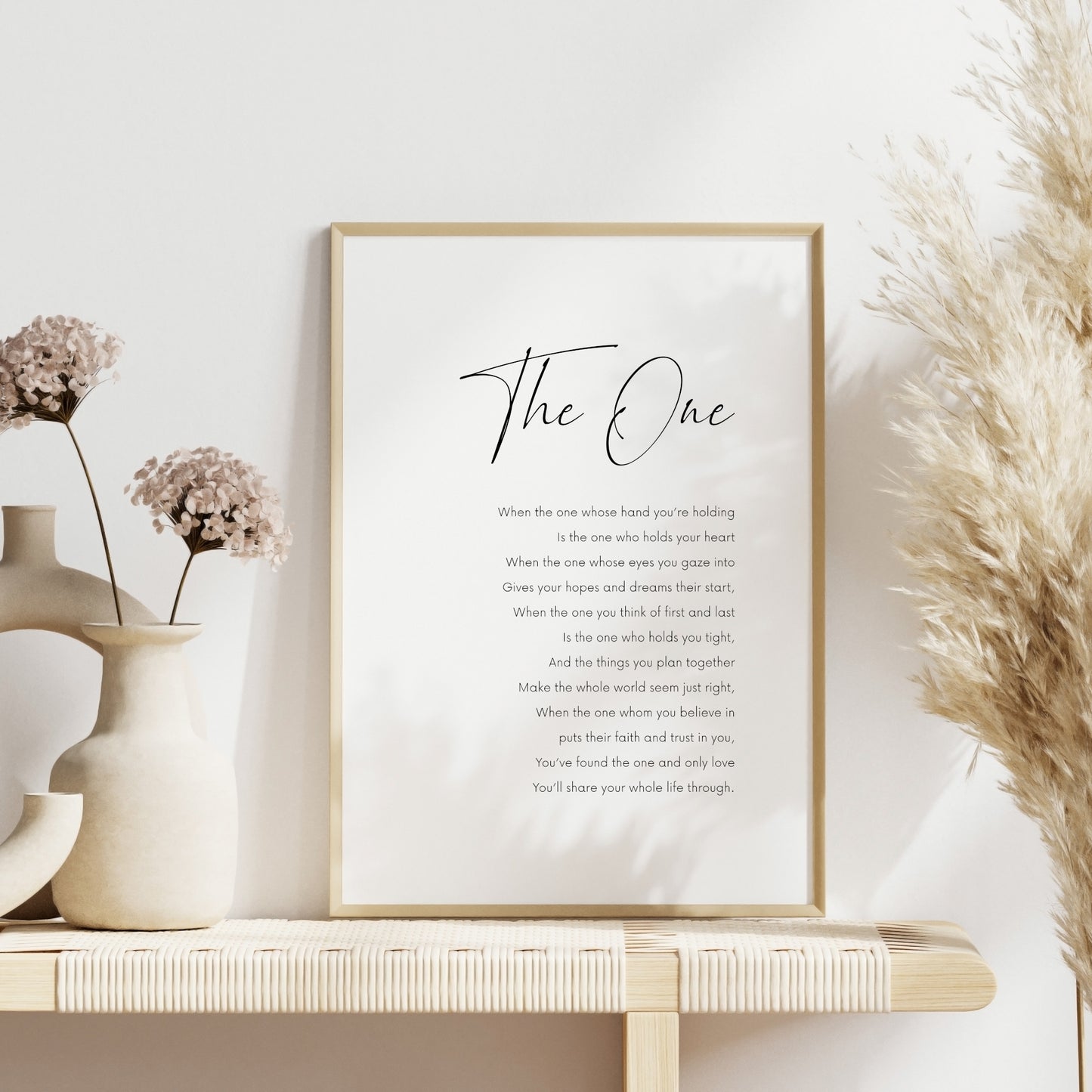 The One Poem Print