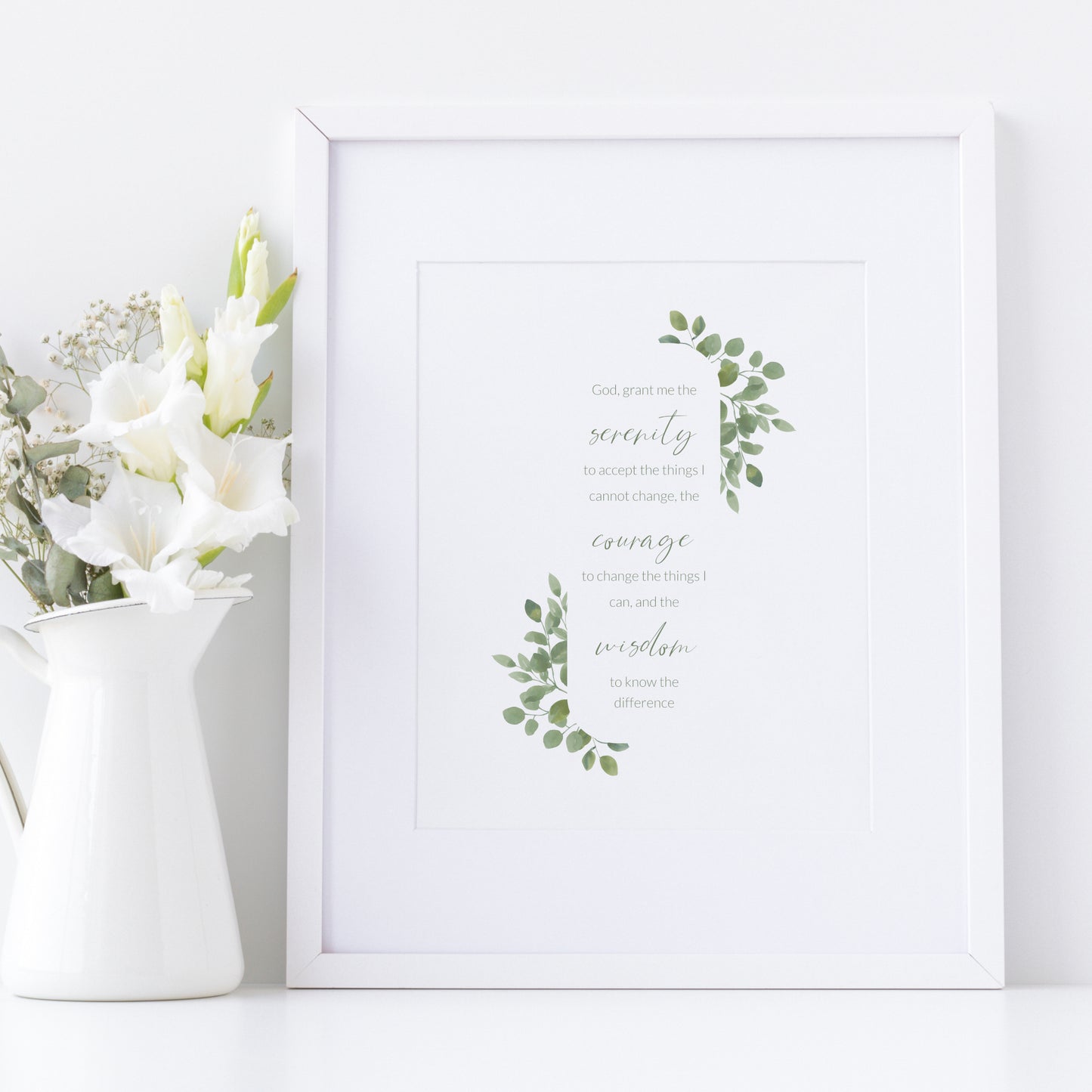 The Serenity Prayer Print