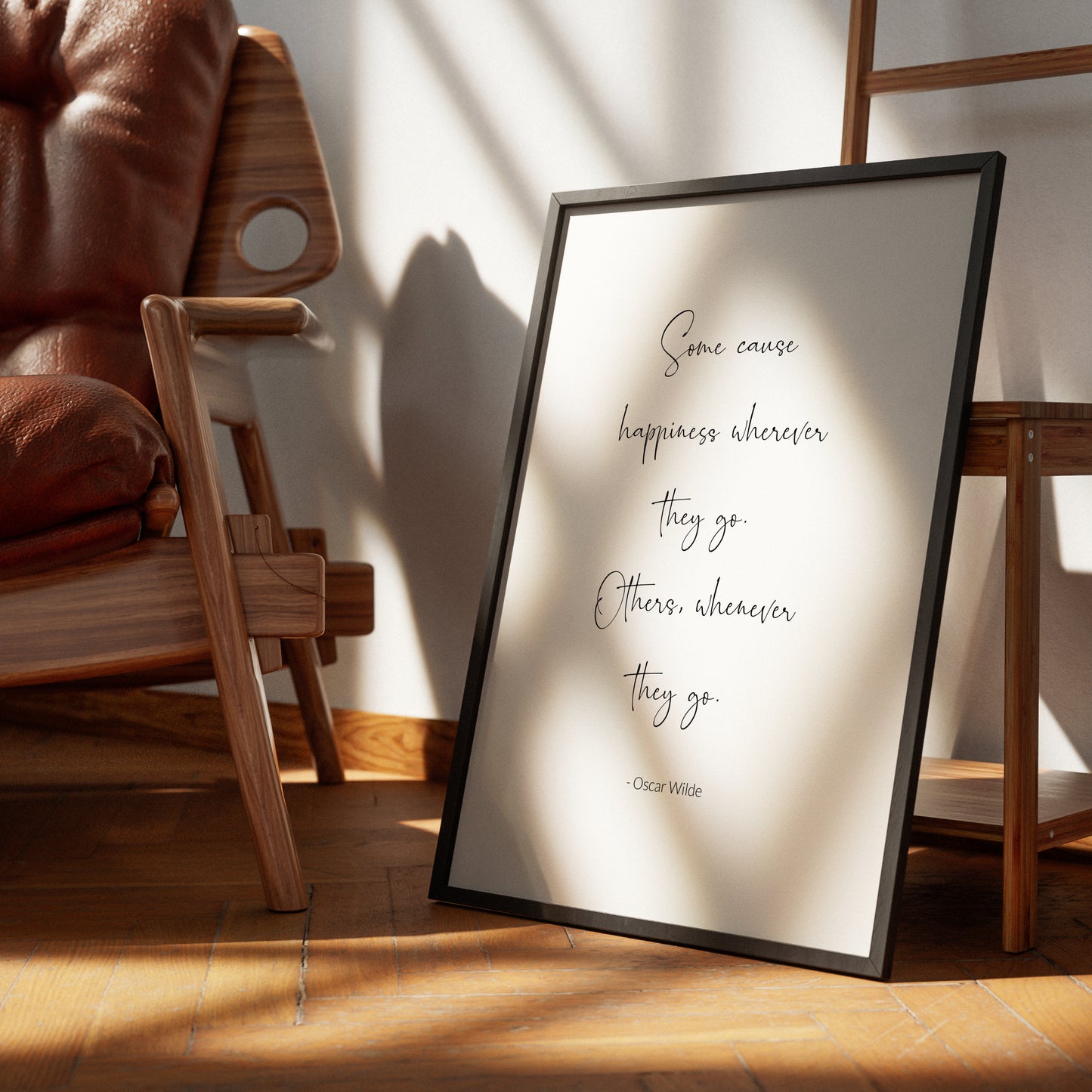 Some Cause Happiness Wherever They Go from Oscar Wilde Print