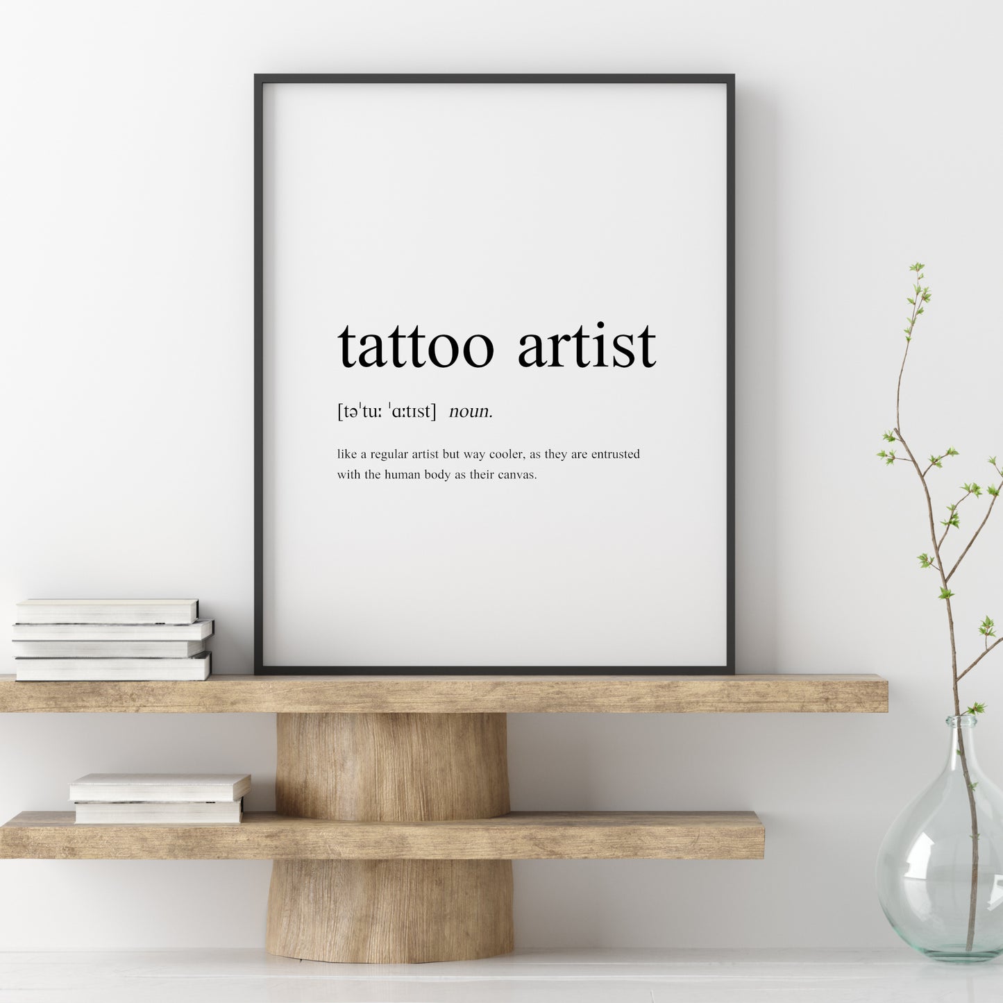 Tattoo Artist Definition Print