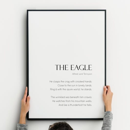 The Eagle by Alfred Lord Tennyson Print