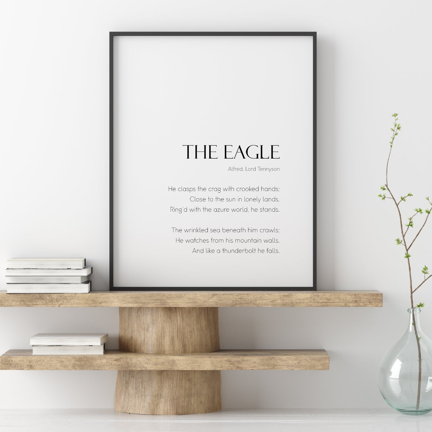 The Eagle by Alfred Lord Tennyson Print