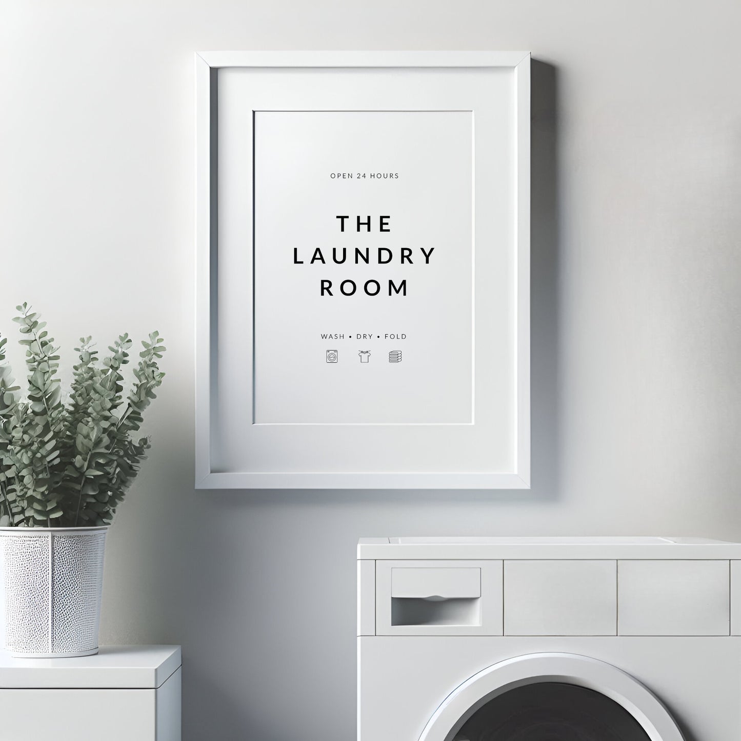 The Laundry Room Wash Dry Fold Print