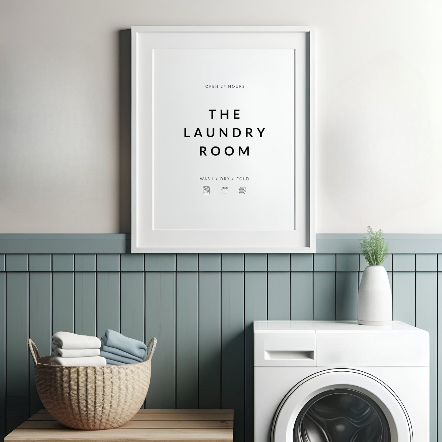 The Laundry Room Wash Dry Fold Print