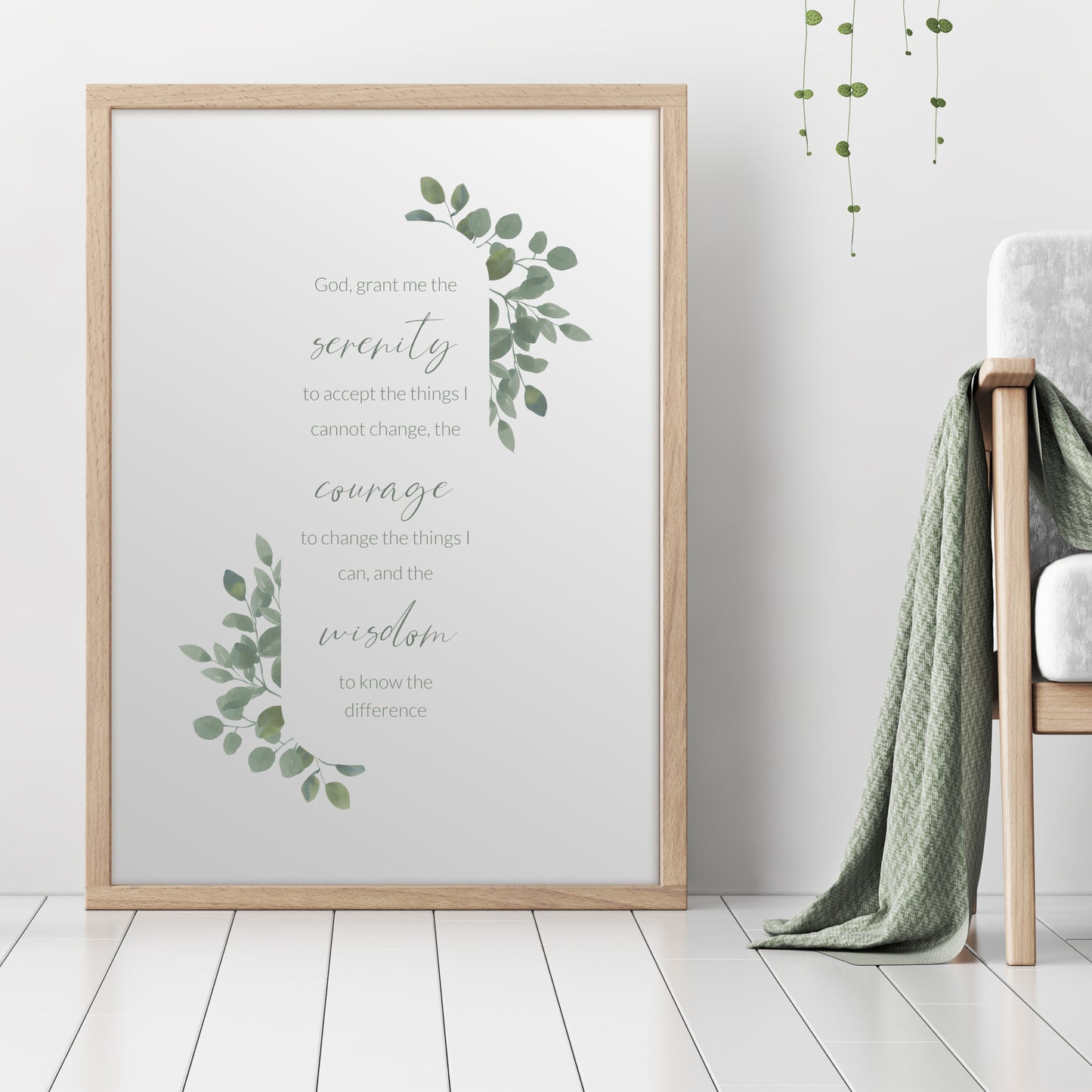 The Serenity Prayer Print