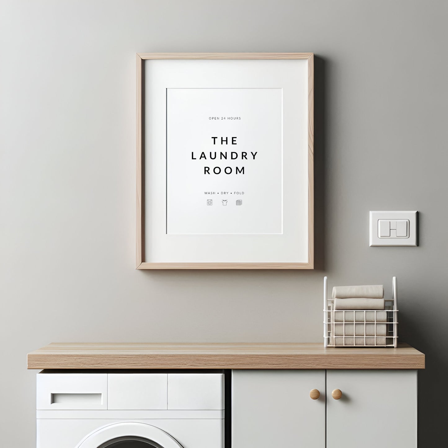 The Laundry Room Wash Dry Fold Print