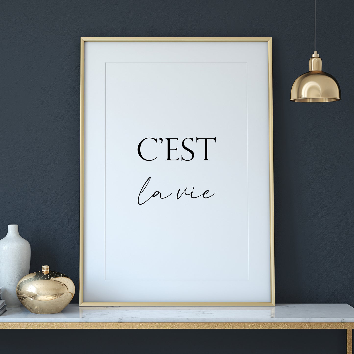 C'est La Vie Print