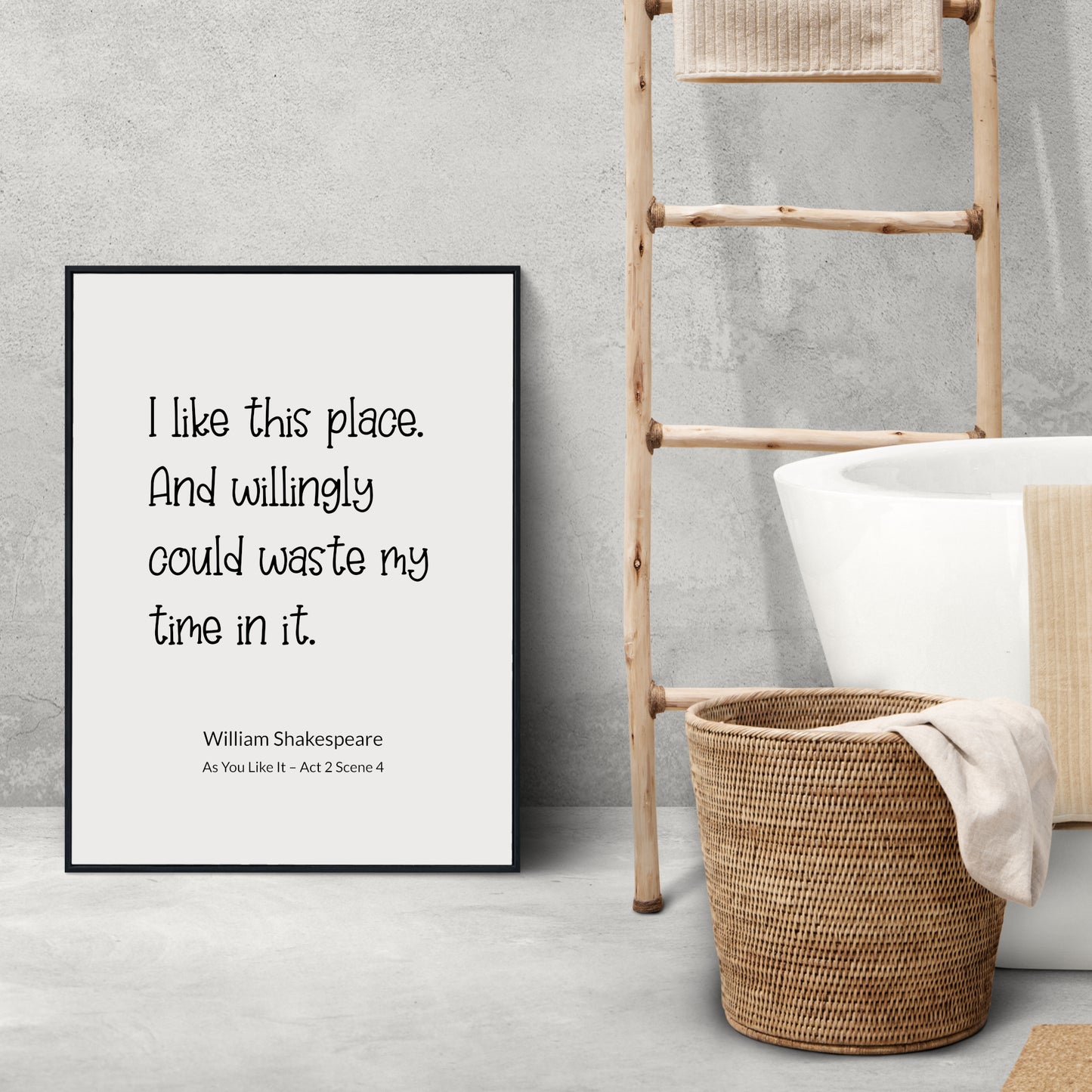 I Like This Place from As You Like It Print