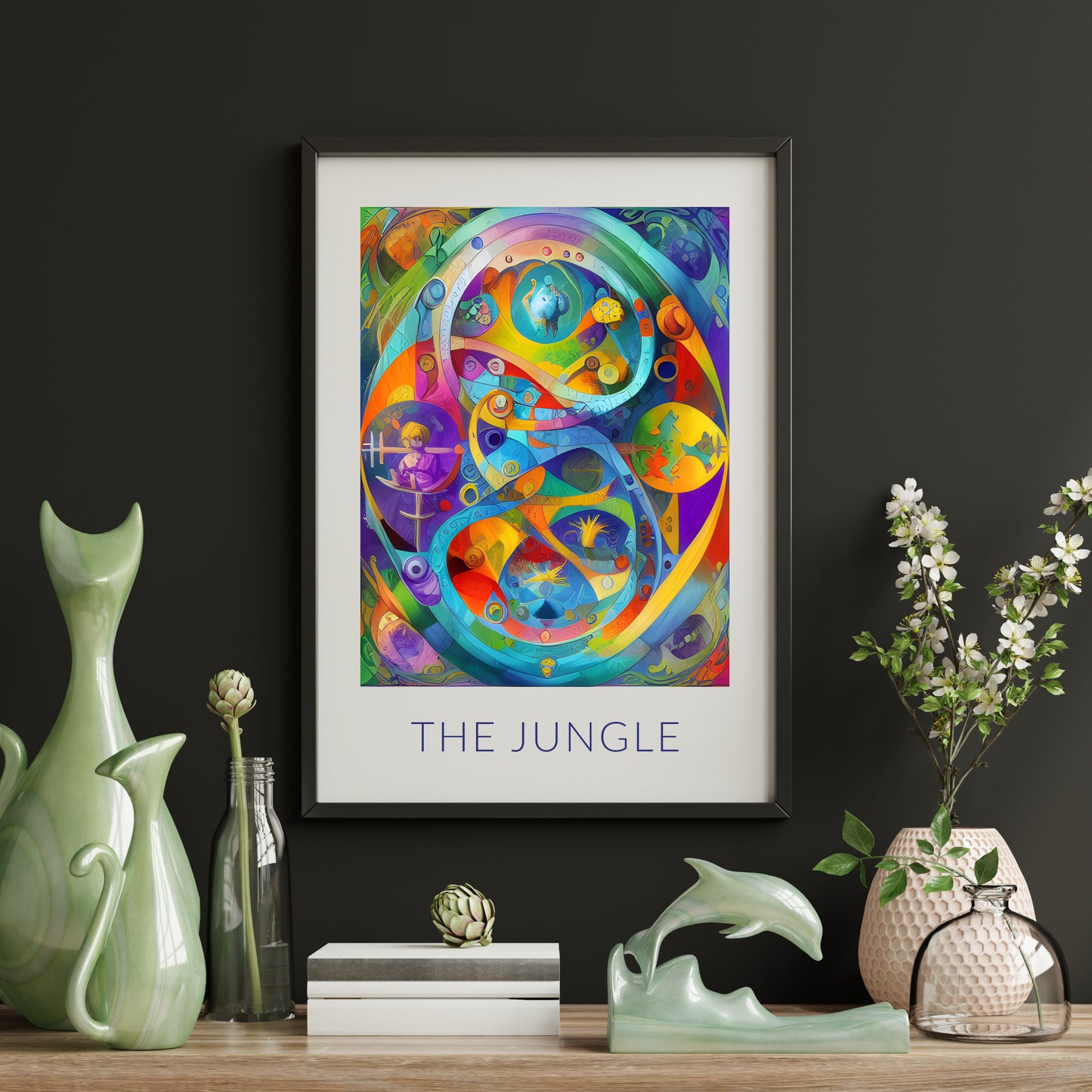 "The Jungle" Abstract Print