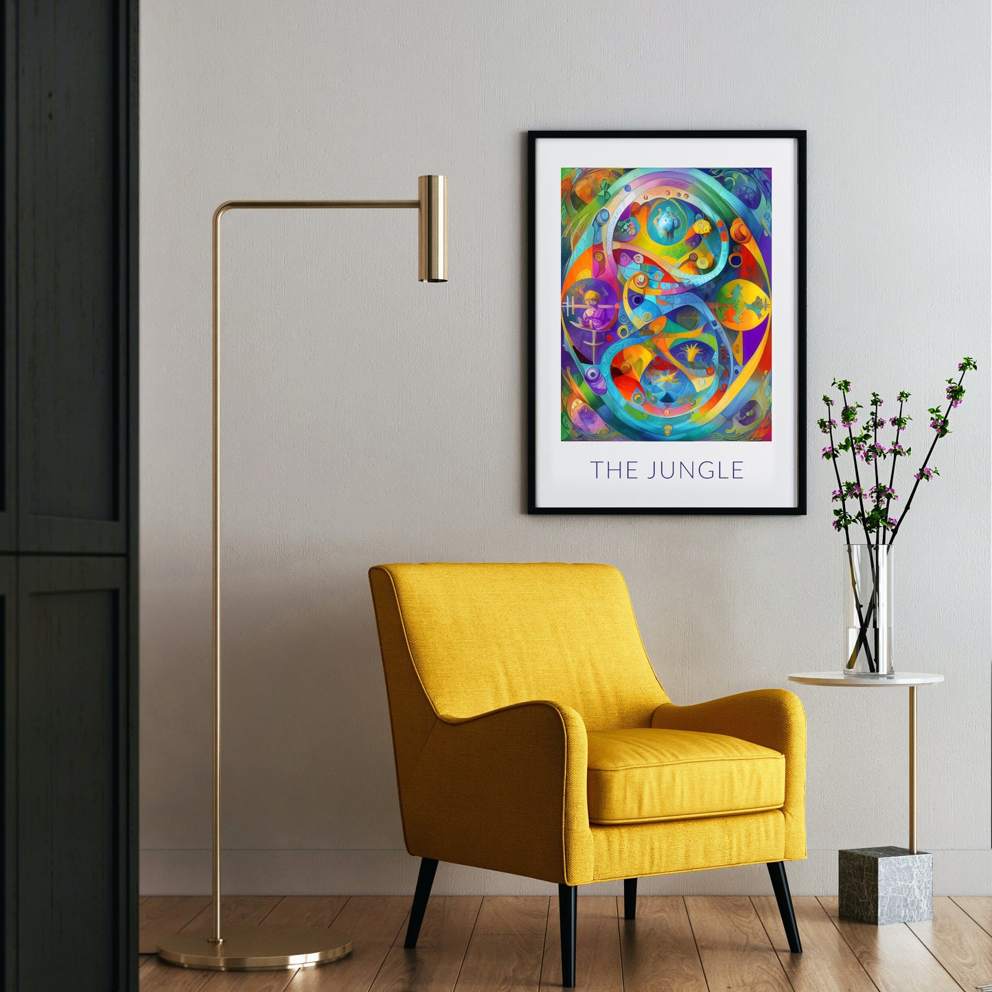 "The Jungle" Abstract Print