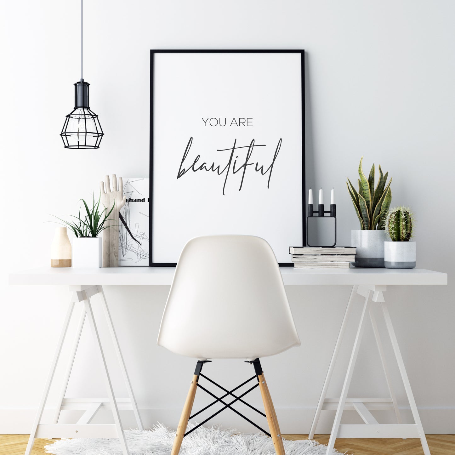 You Are Beautiful Affirmation Print