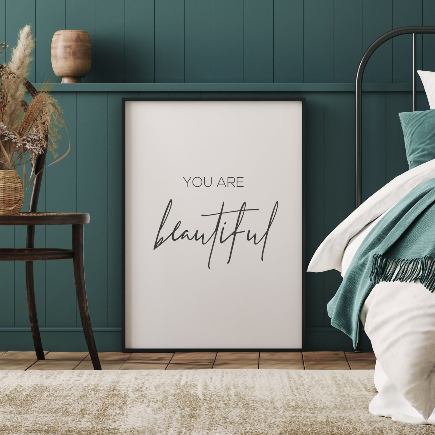 You Are Beautiful Affirmation Print