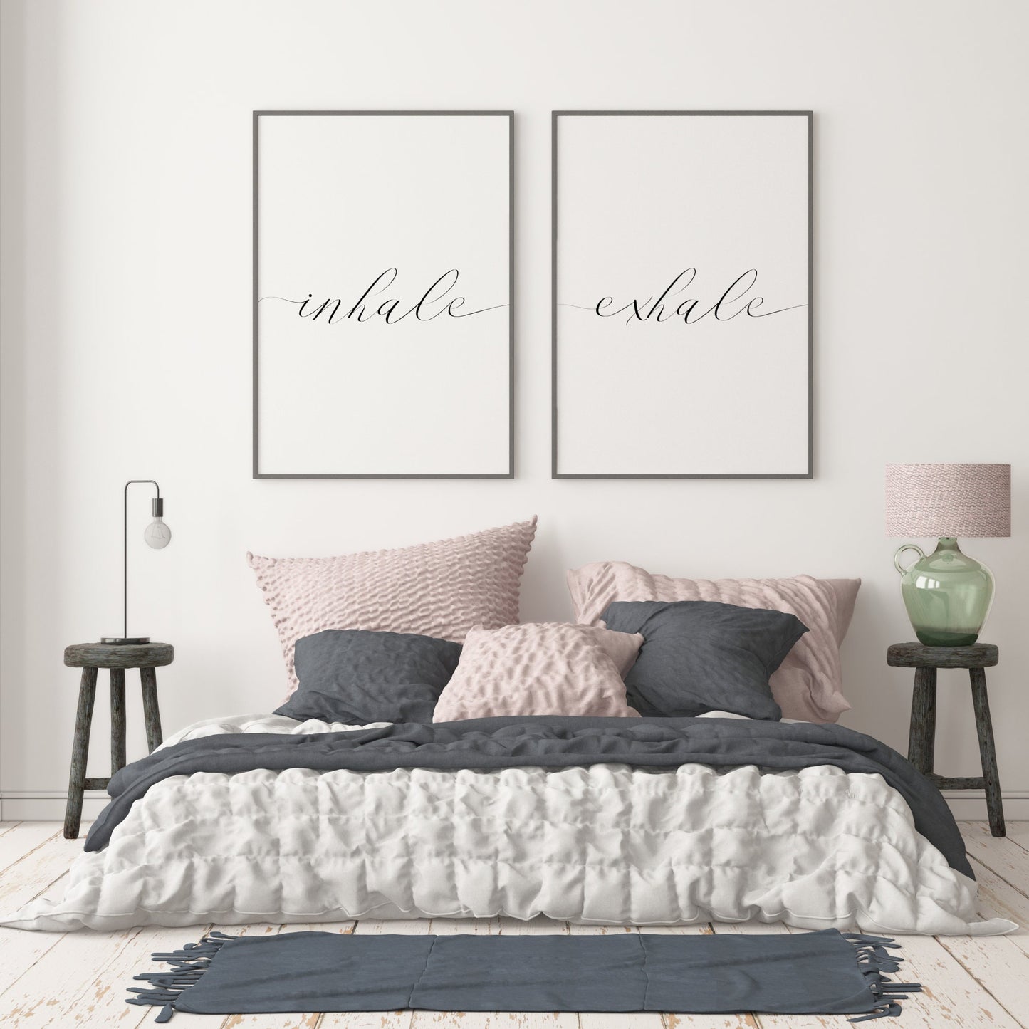 Inhale Exhale Prints (Set of 2)