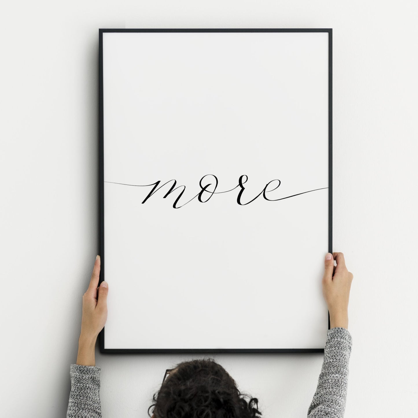 Love You More Prints (Set of 3) | Romantic Wall Art | Bedroom Decor | Engagement, Wedding & Anniversary Gift | Valentine's Gift | UNFRAMED