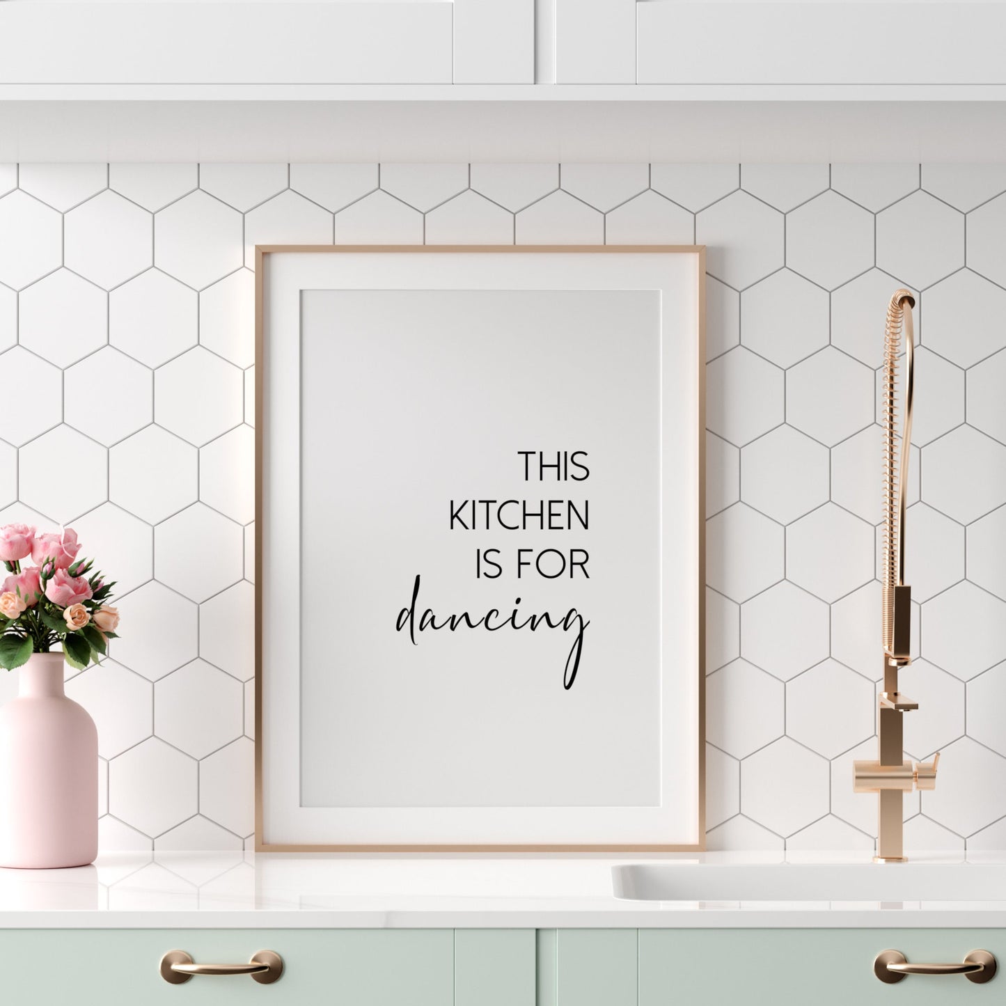 This Kitchen Is For Dancing Print