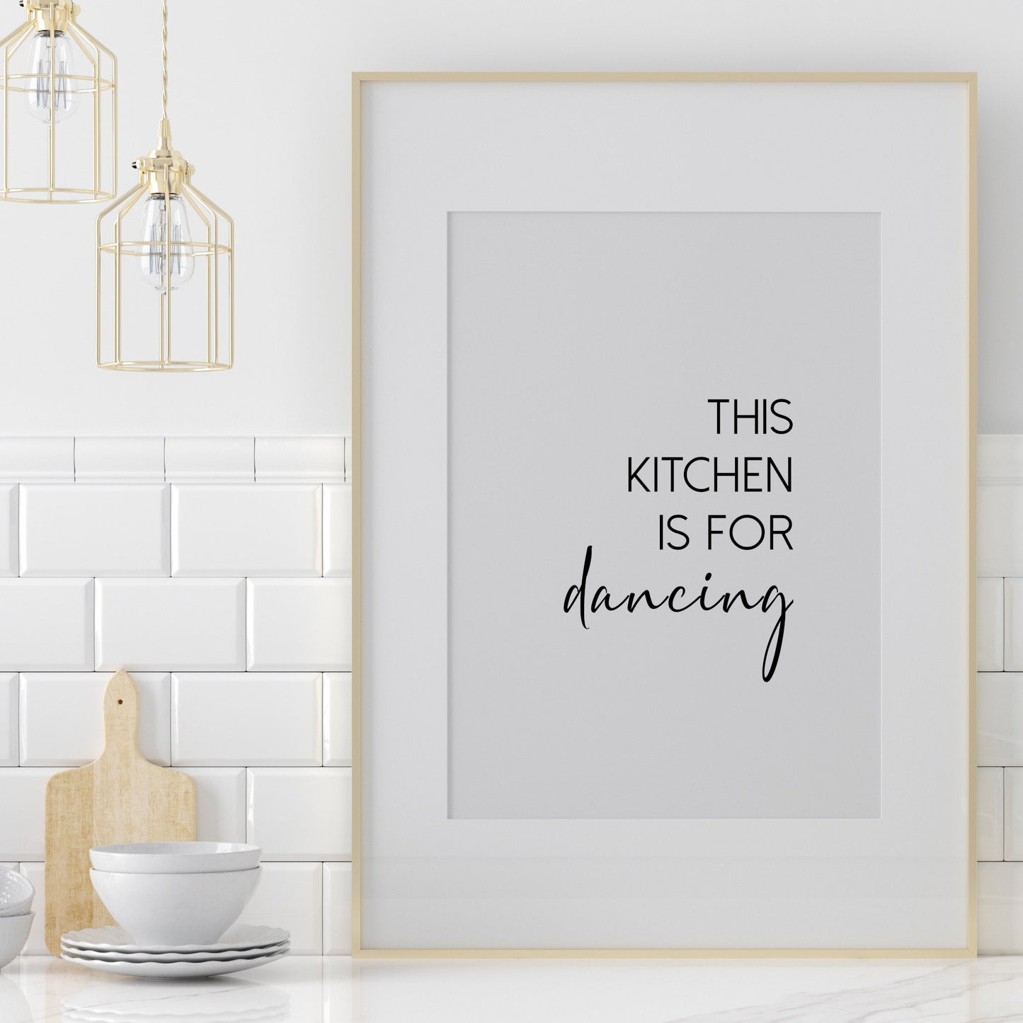 This Kitchen Is For Dancing Print