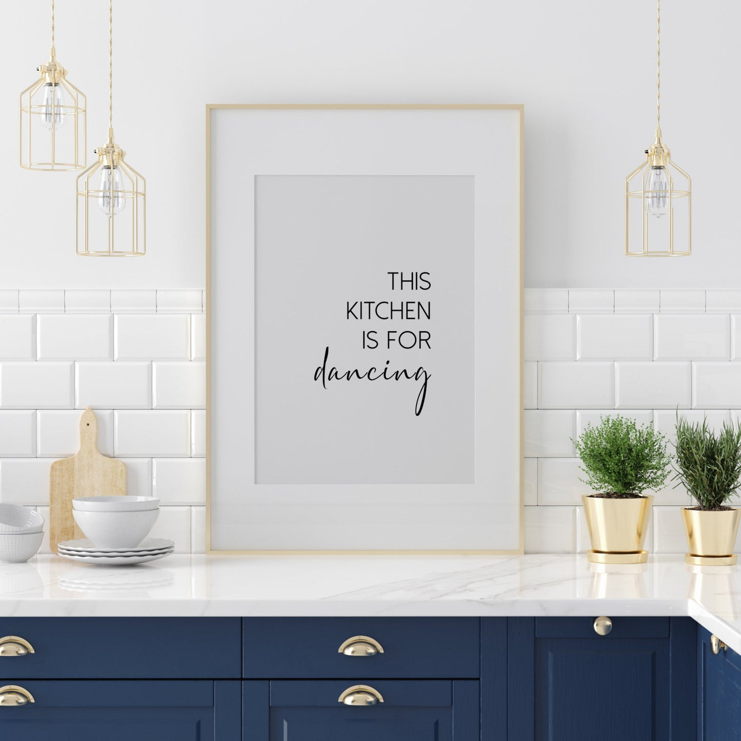 This Kitchen Is For Dancing Print