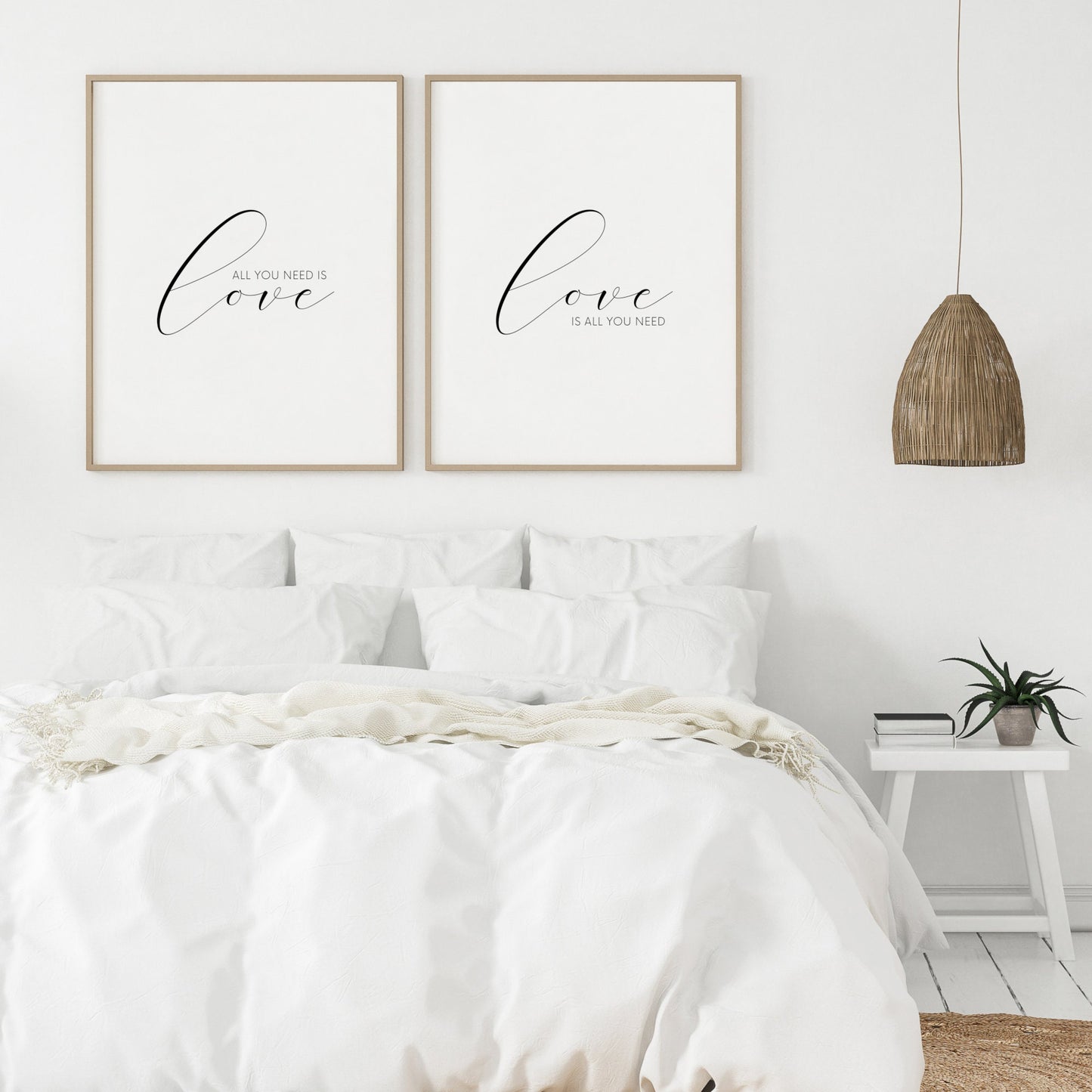 All You Need Is Love, Love Is All You Need Prints (Set of 2)