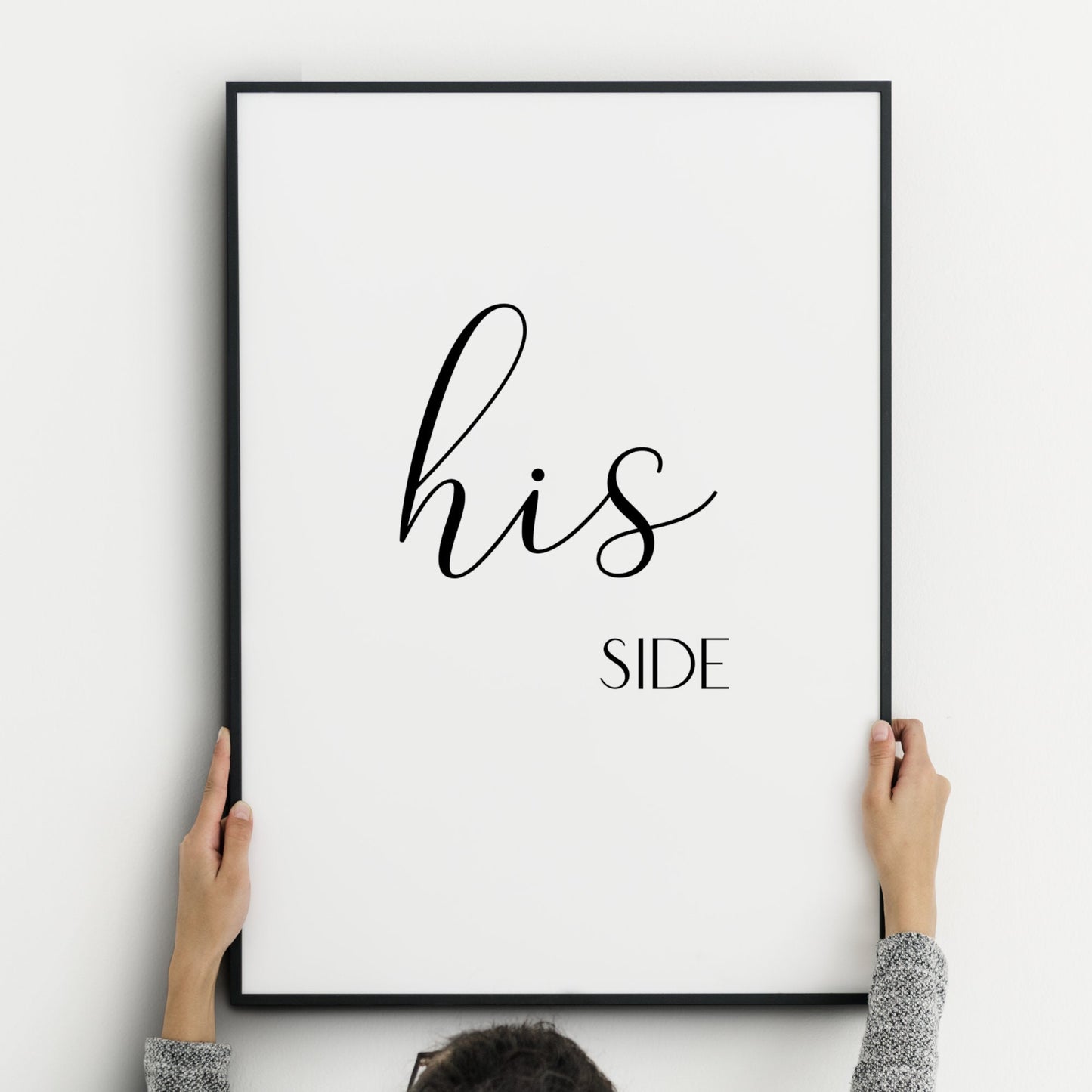 His Side & His Side Prints (Set of 2)